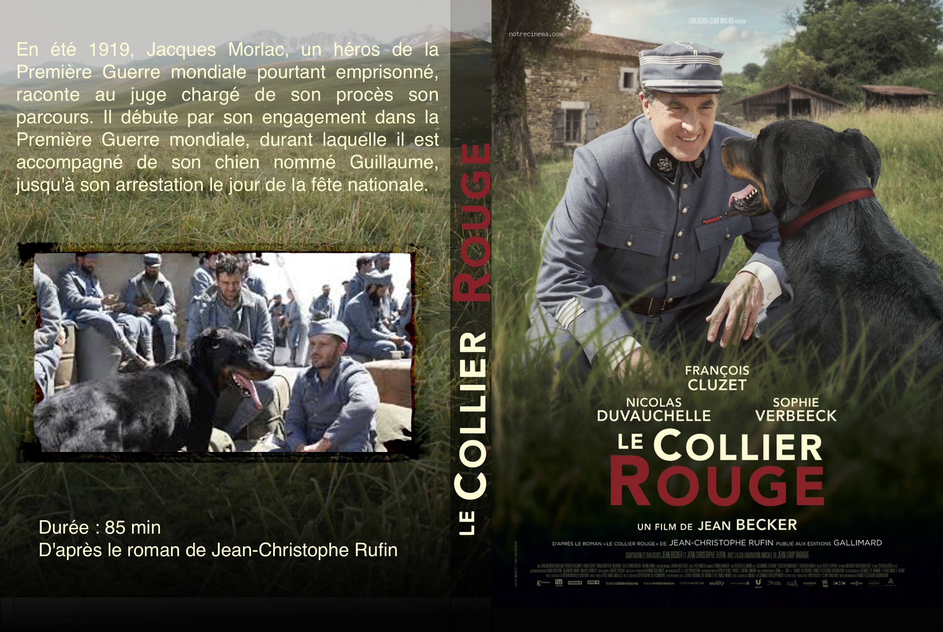 Jaquette DVD Le Collier Rouge custom