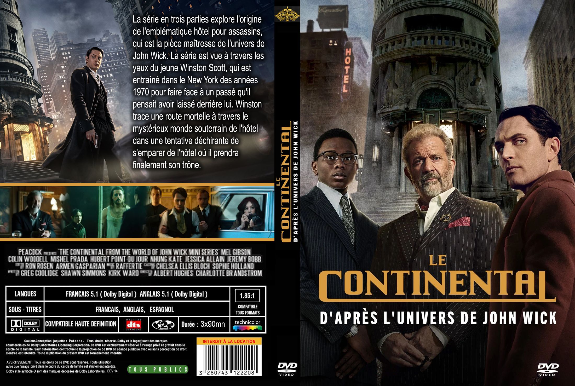 Jaquette DVD Le Continental saison 1 custom