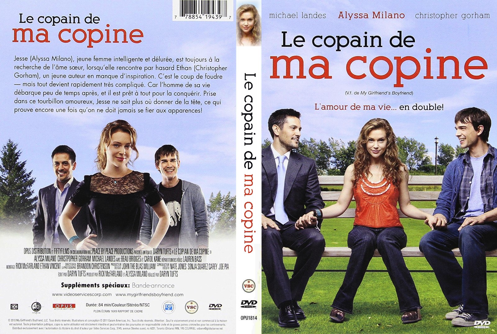 Jaquette DVD Le Copain de ma Copine custom