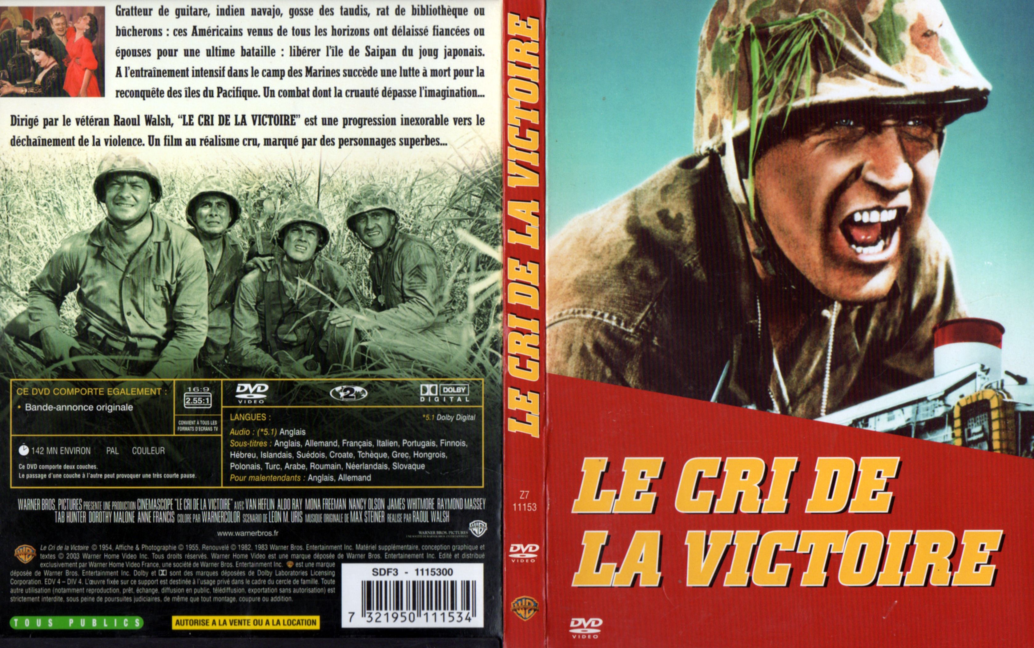 Jaquette DVD Le Cri de la victoire v2