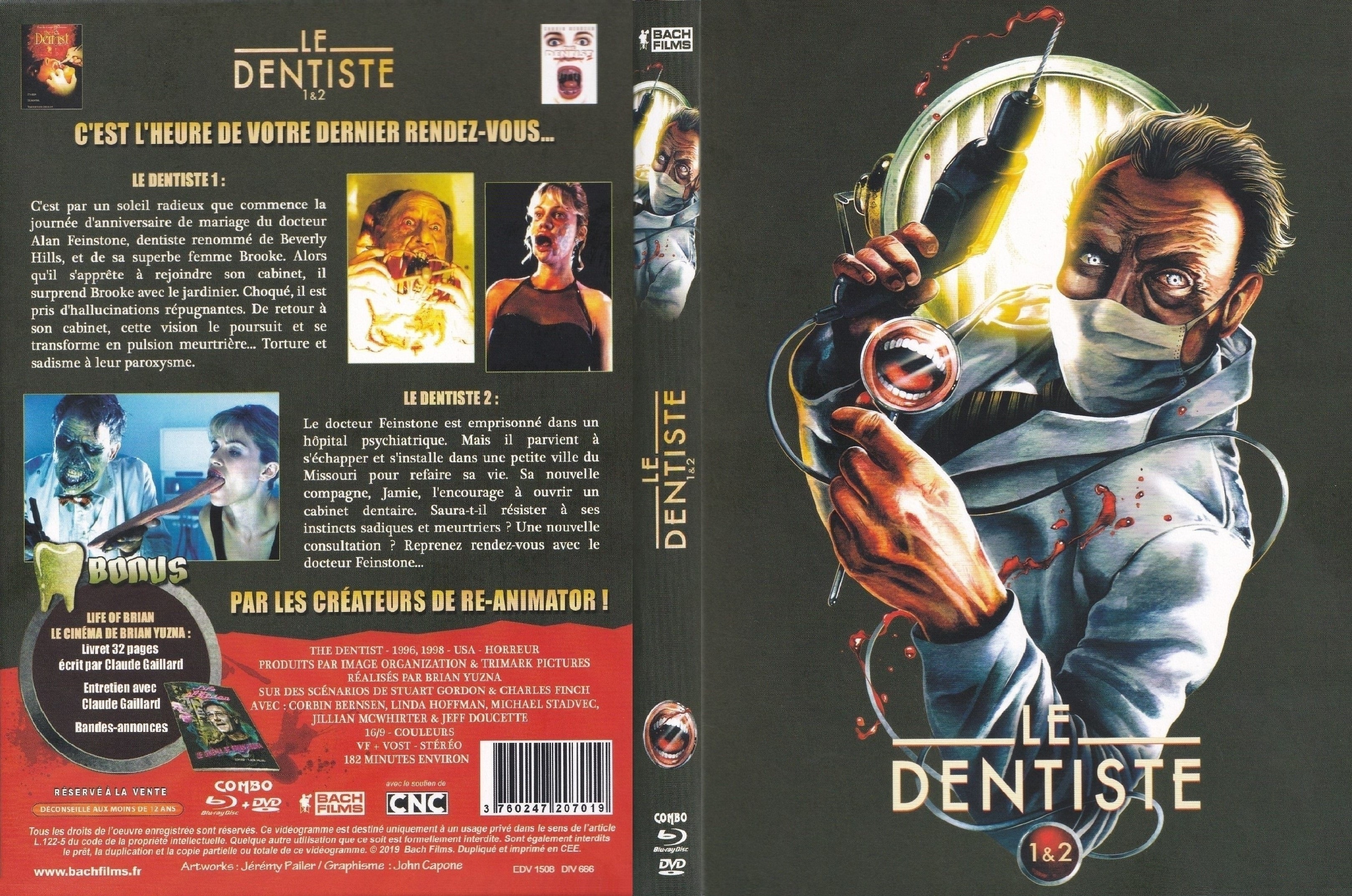 Jaquette DVD Le Dentiste 1&2 (BLU-RAY)