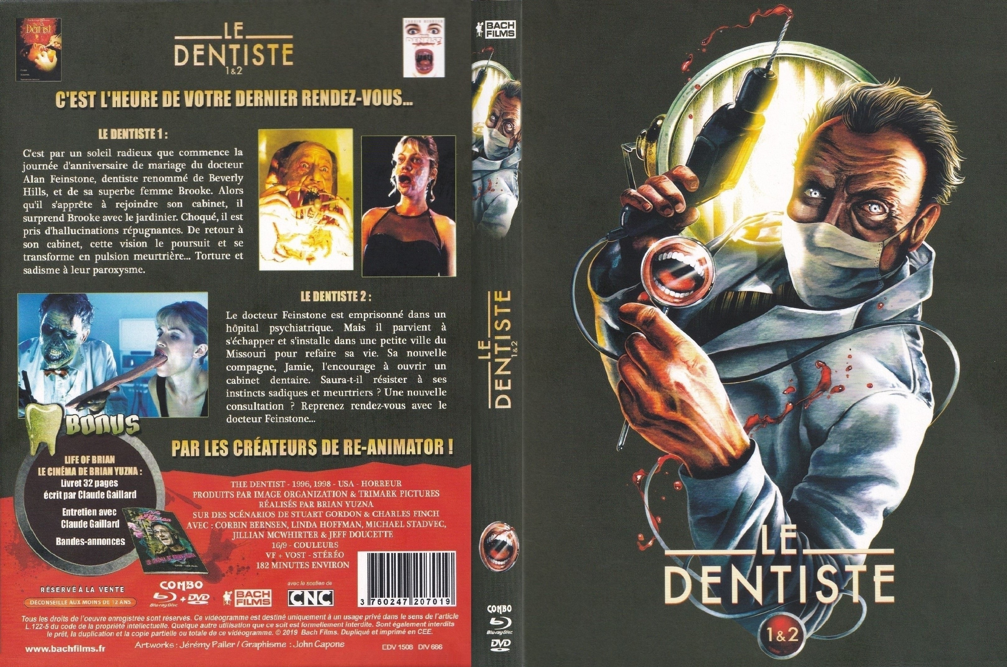 Jaquette DVD Le Dentiste 1&2 (BLU-RAY)