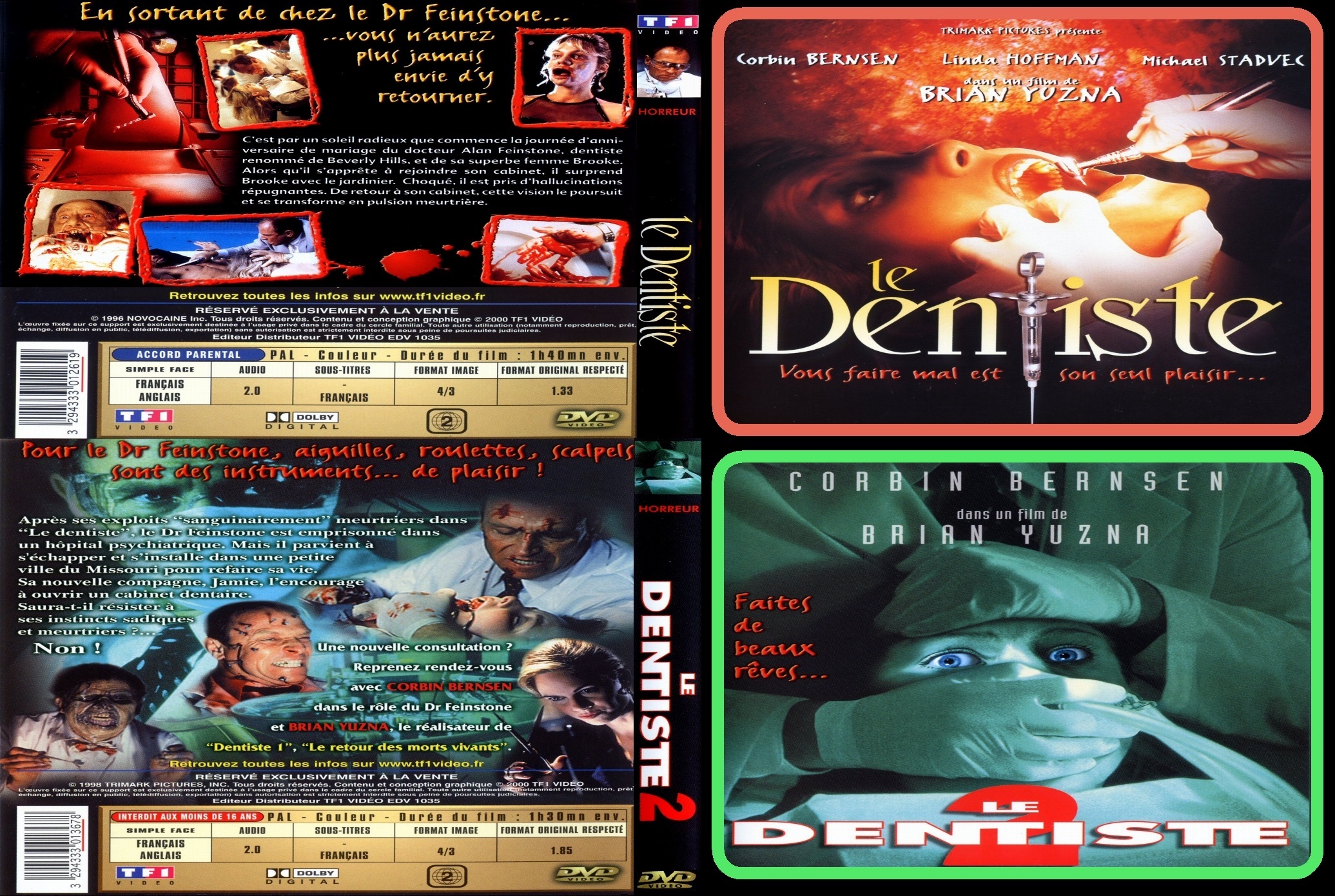 Jaquette DVD Le Dentiste Collection custom