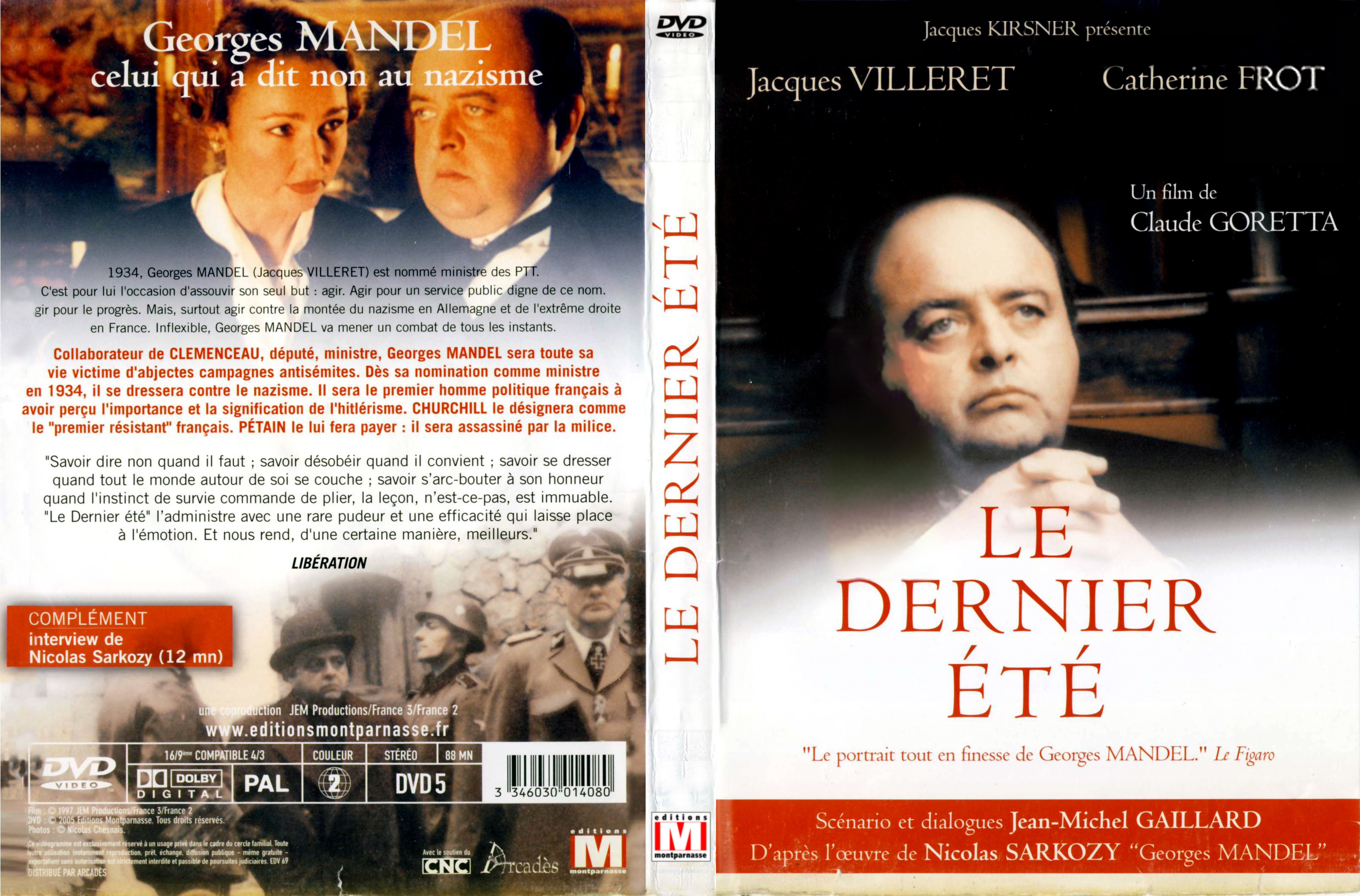 Jaquette DVD Le Dernier t