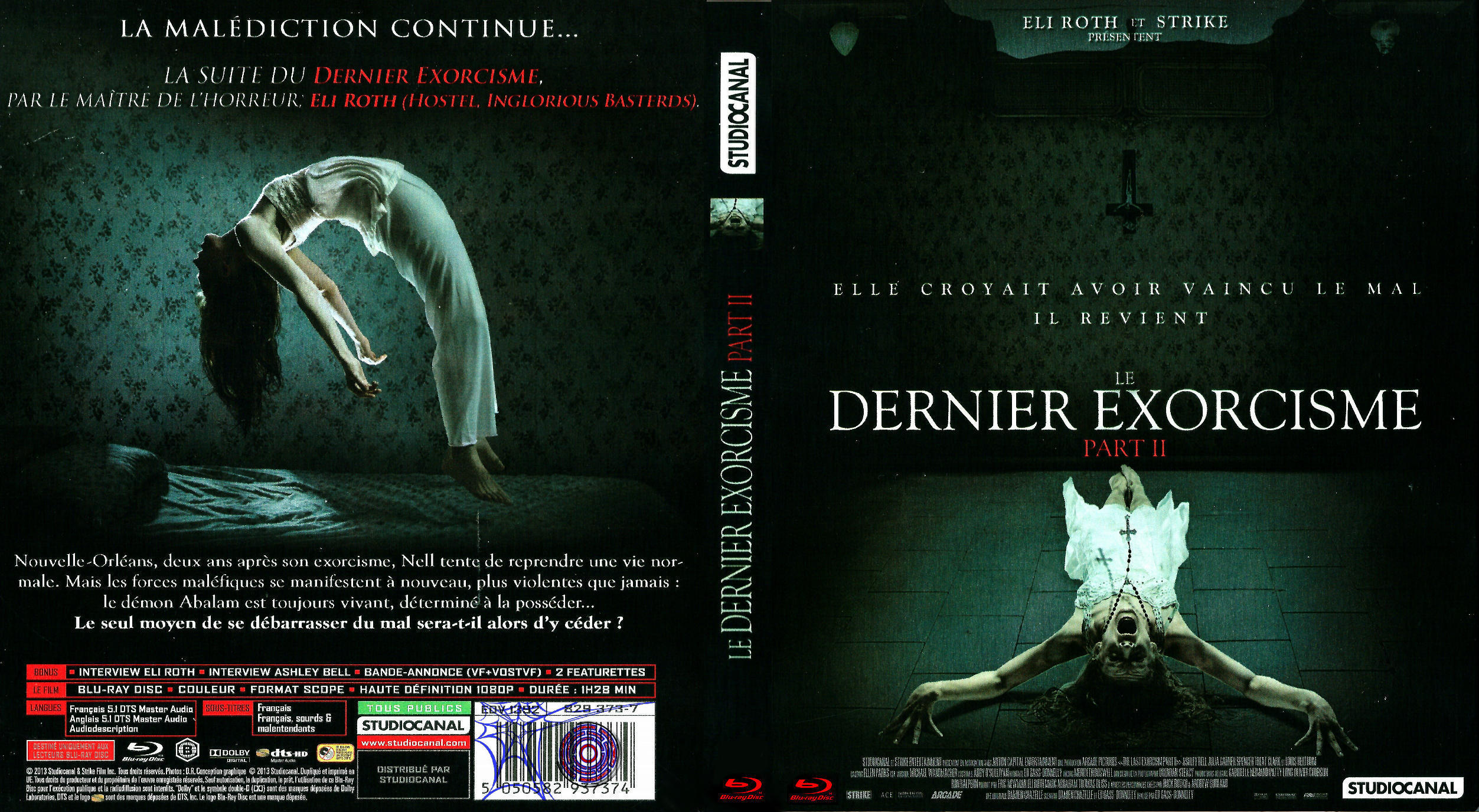 Jaquette DVD Le Dernier exorcisme : Part II (BLU-RAY)