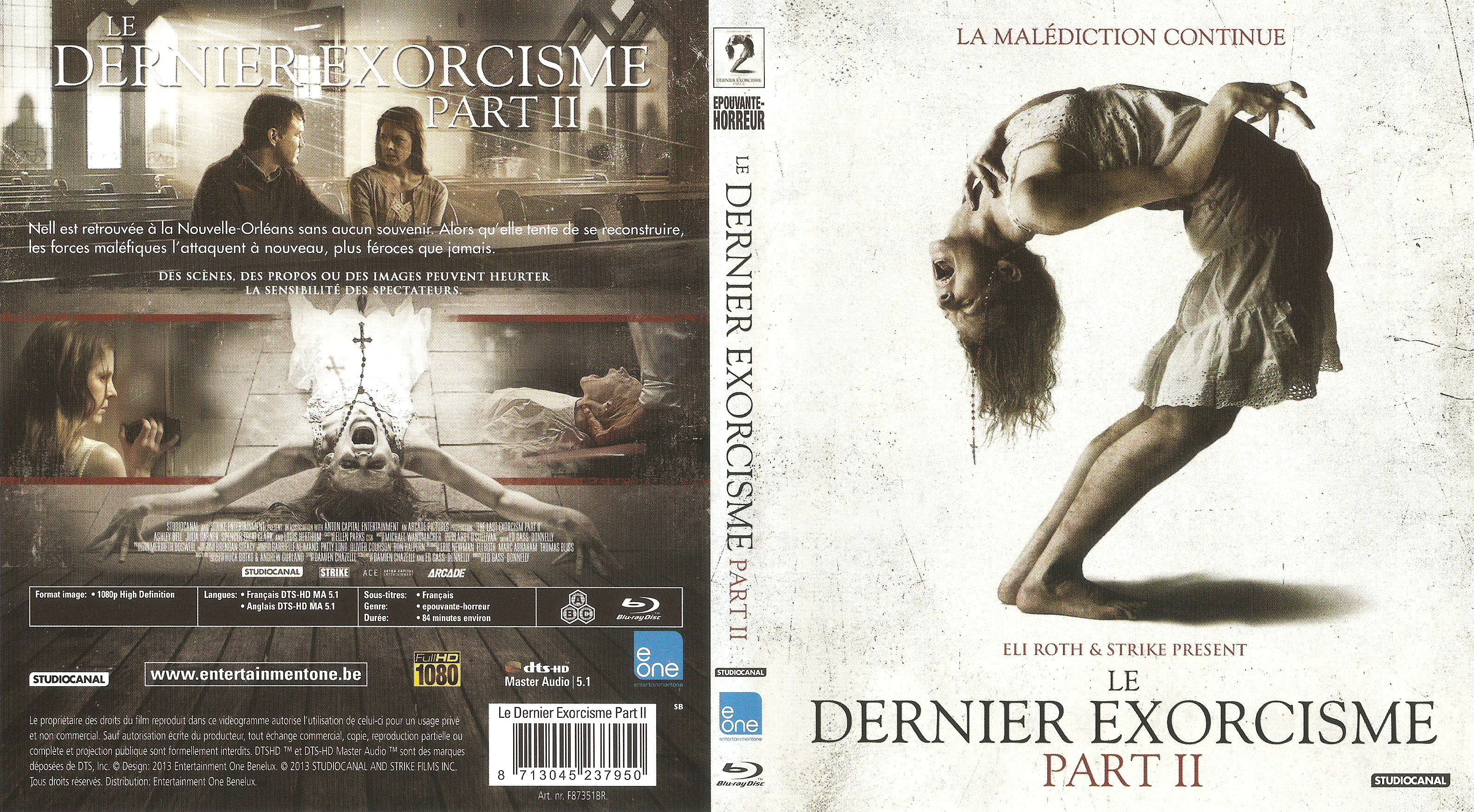 Jaquette DVD Le Dernier exorcisme Part II (BLU-RAY) v2