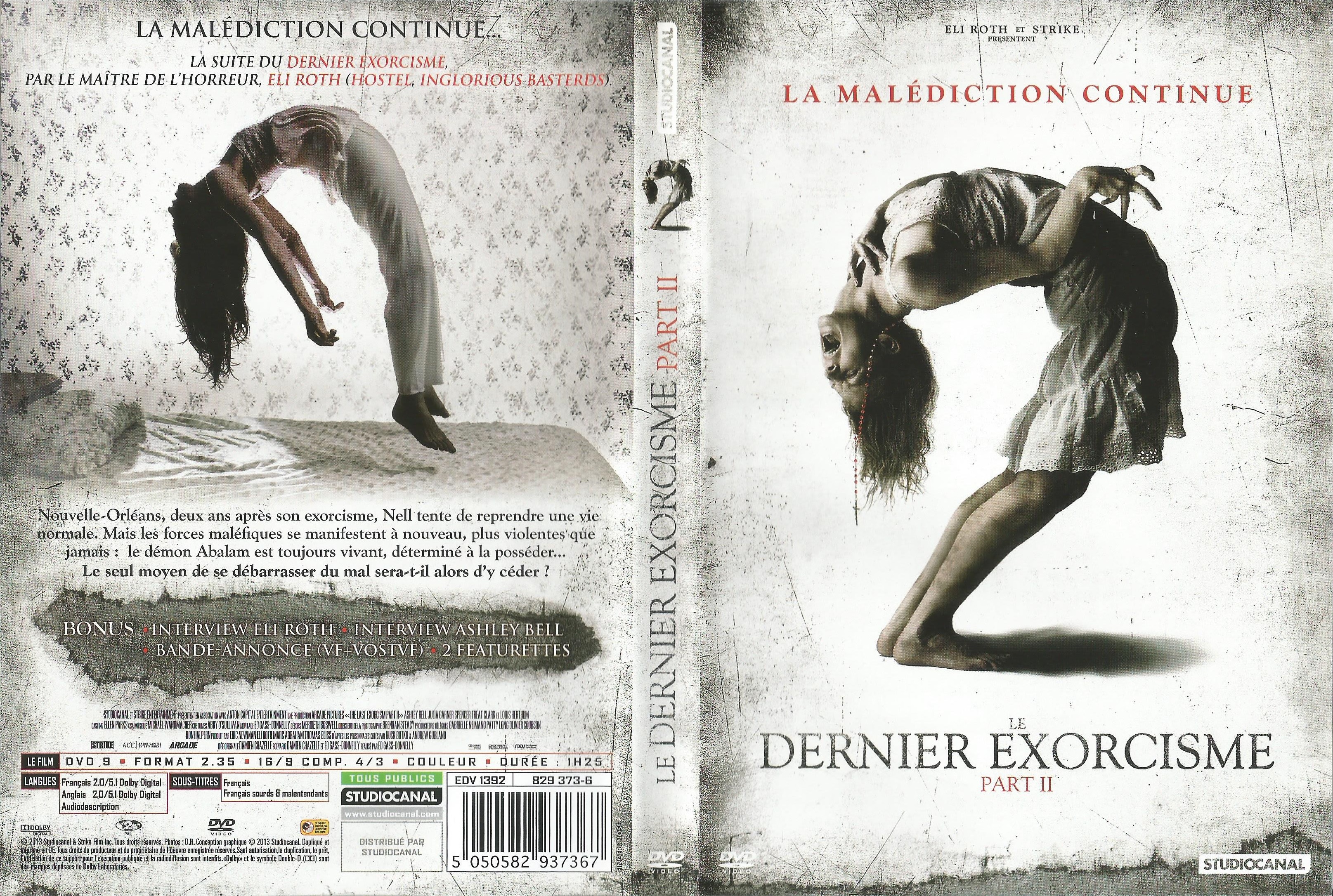 Jaquette DVD Le Dernier exorcisme : Part II