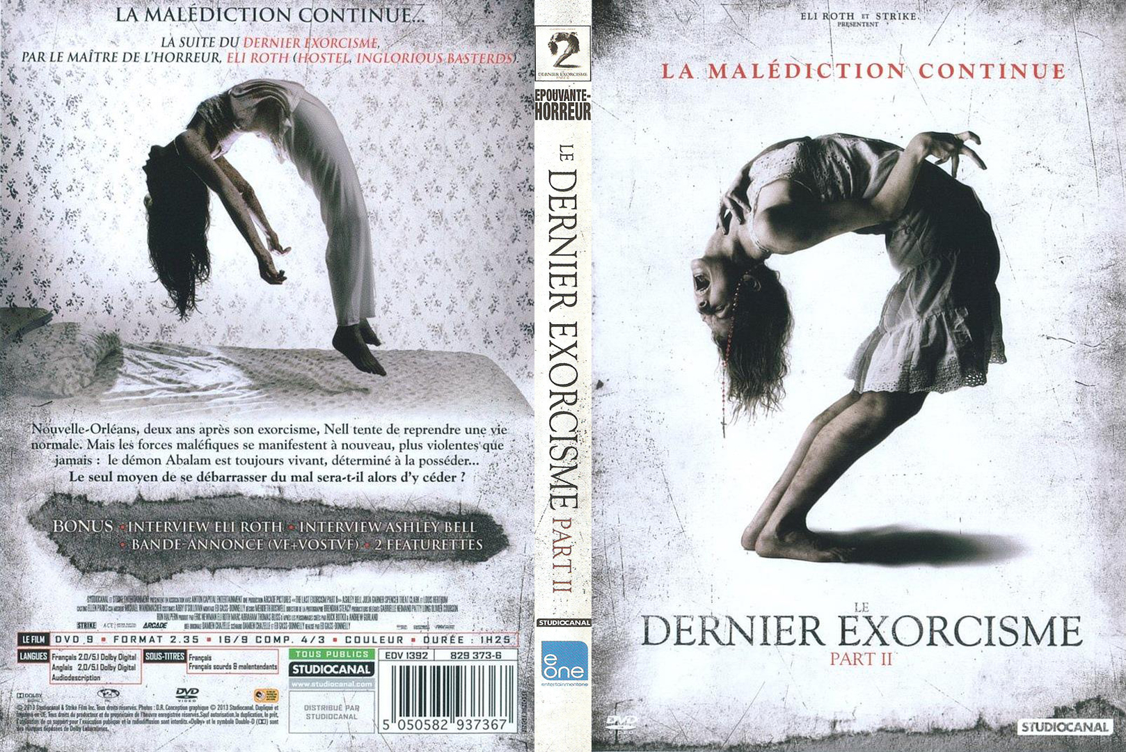 Jaquette DVD Le Dernier exorcisme : Part II custom v2