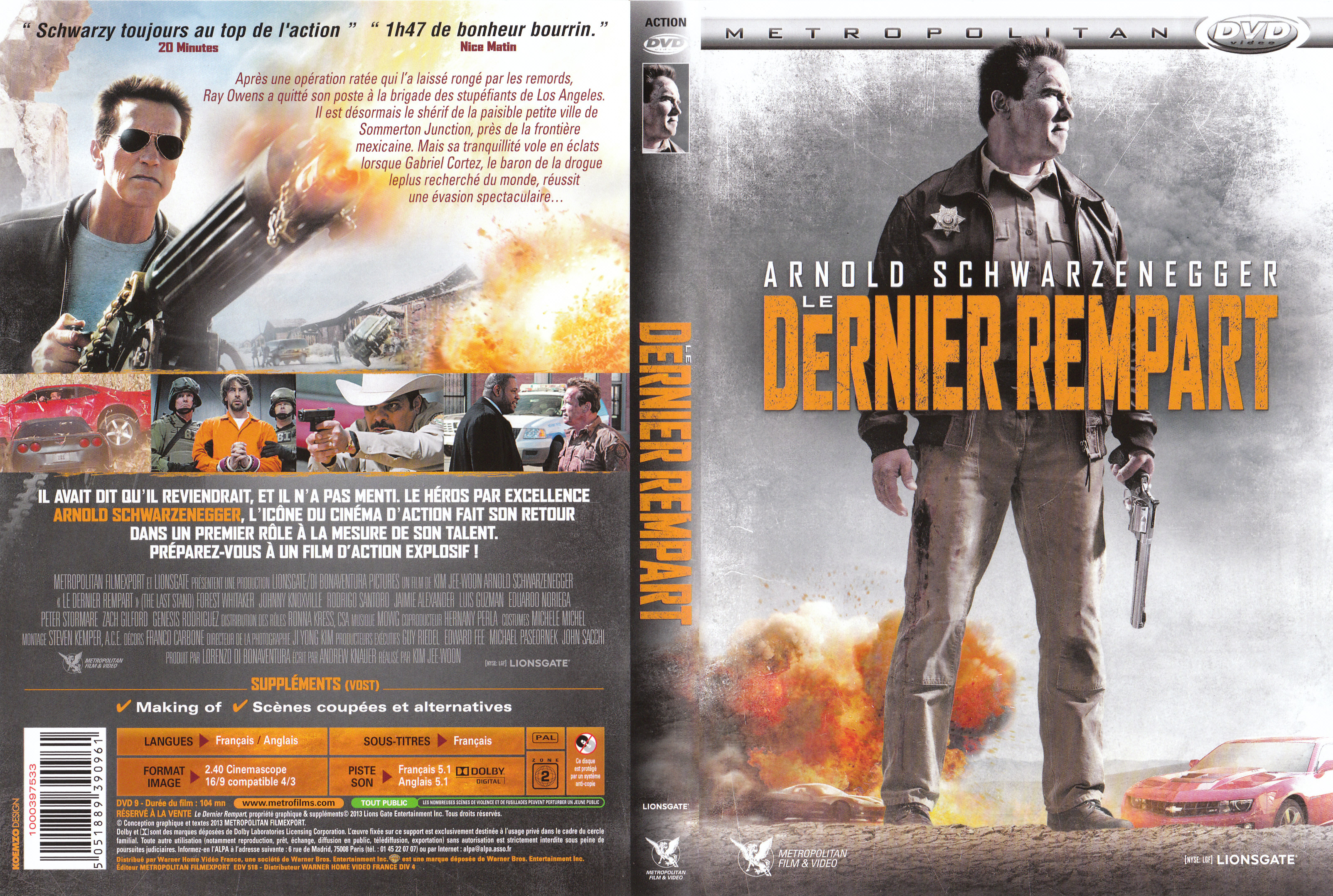 Jaquette DVD Le Dernier rempart