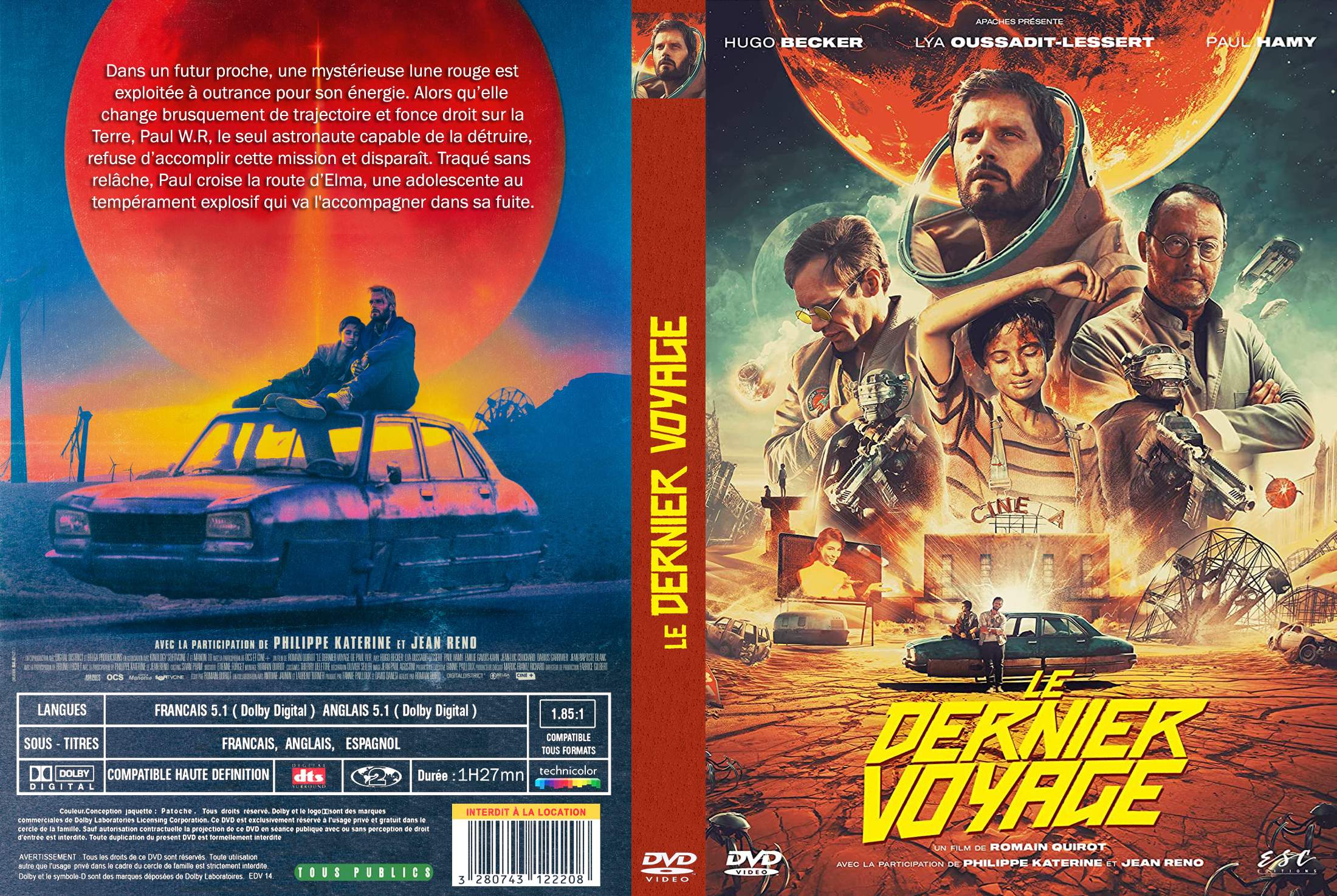 Jaquette DVD Le Dernier voyage custom