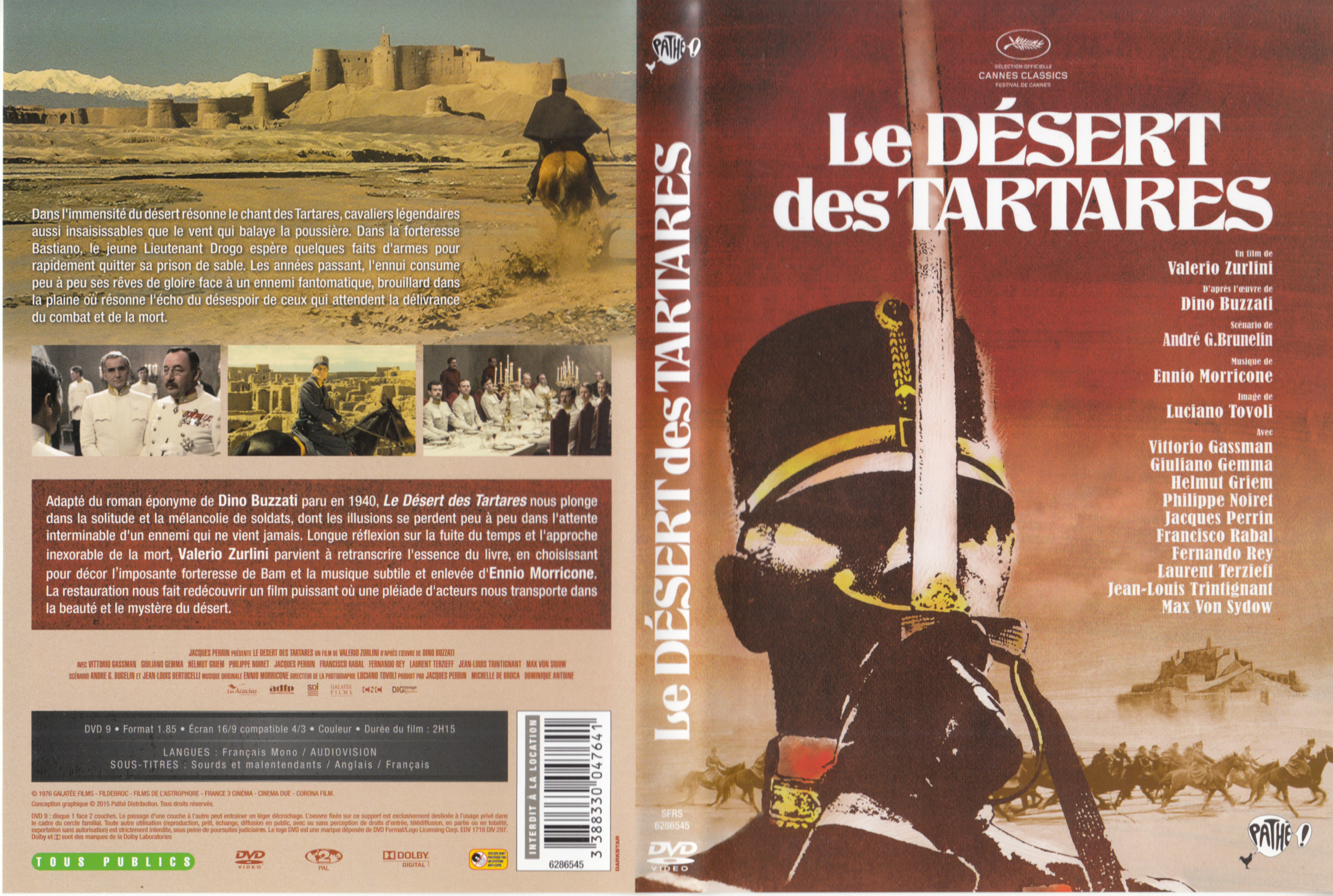 Jaquette DVD Le Dsert des Tartares
