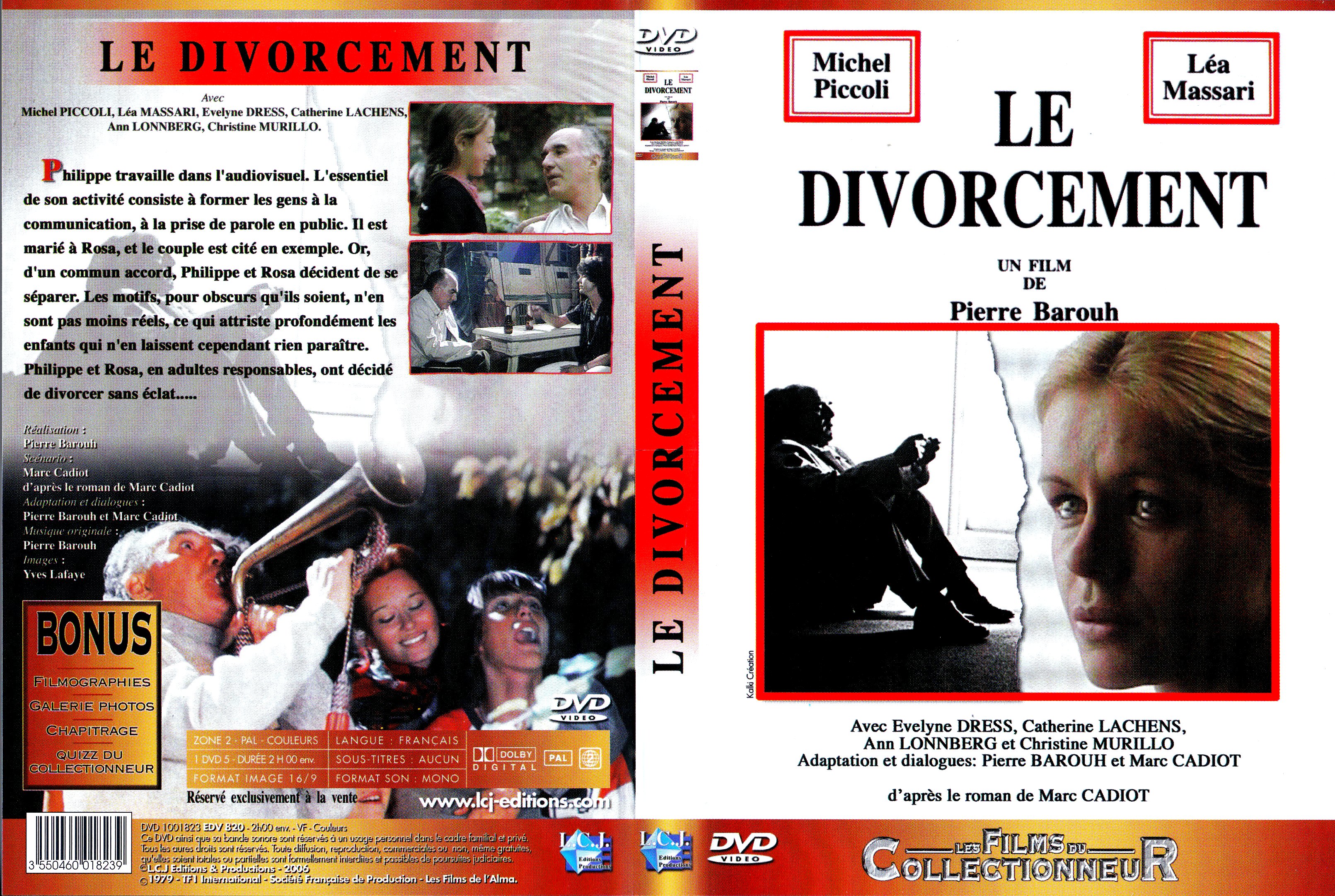 Jaquette DVD Le Divorcement