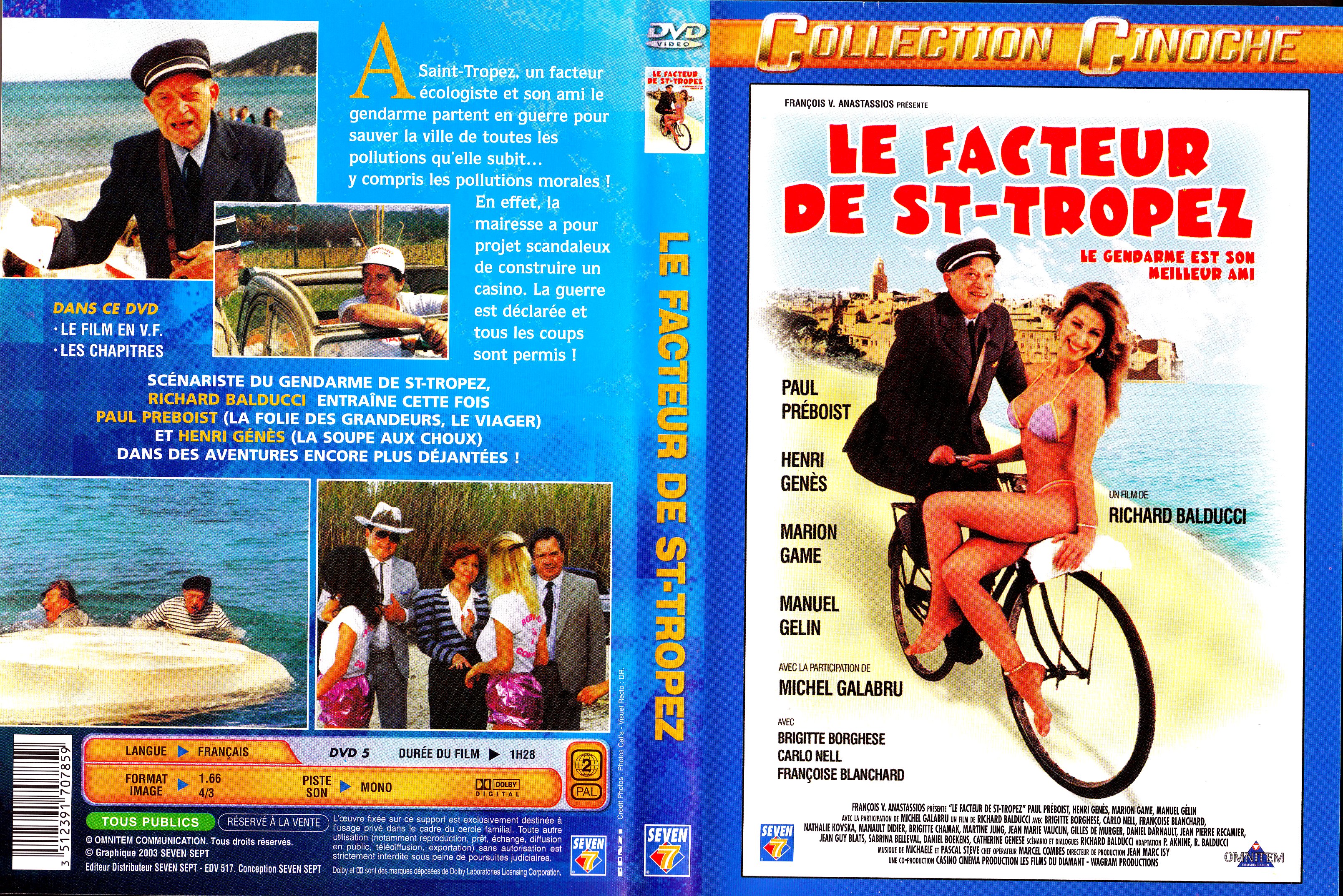 Jaquette DVD Le Facteur de Saint-Tropez