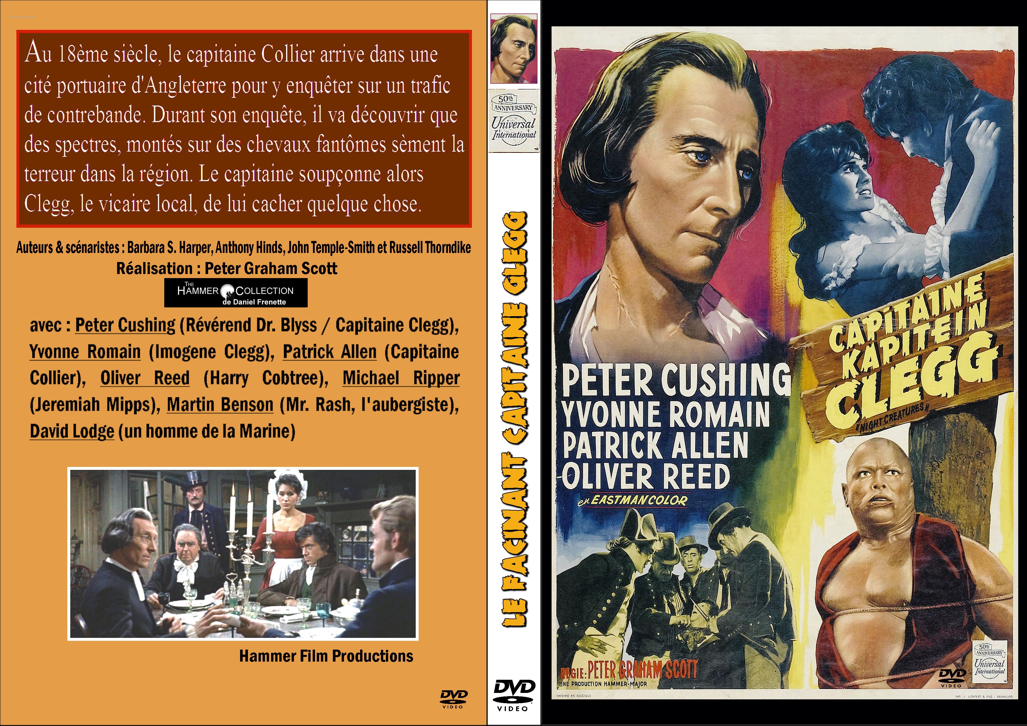 Jaquette DVD Le Fascinant Capitaine Clegg custom