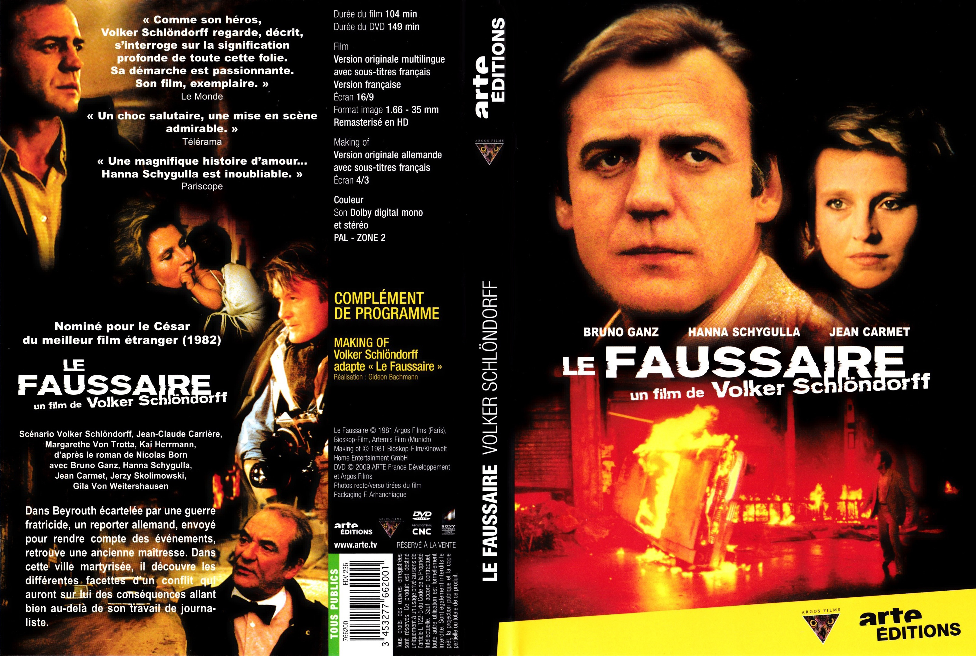 Jaquette DVD Le Faussaire