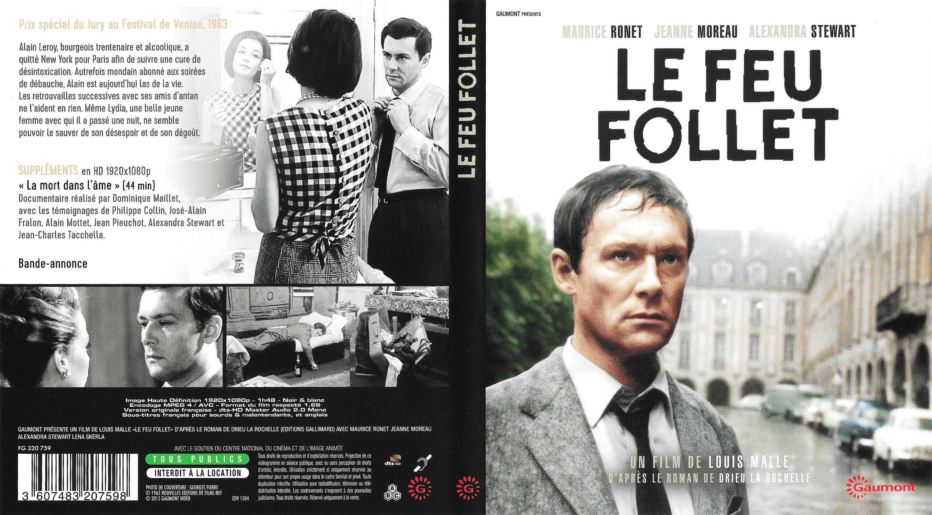 Jaquette DVD Le Feu Follet (BLU-RAY)