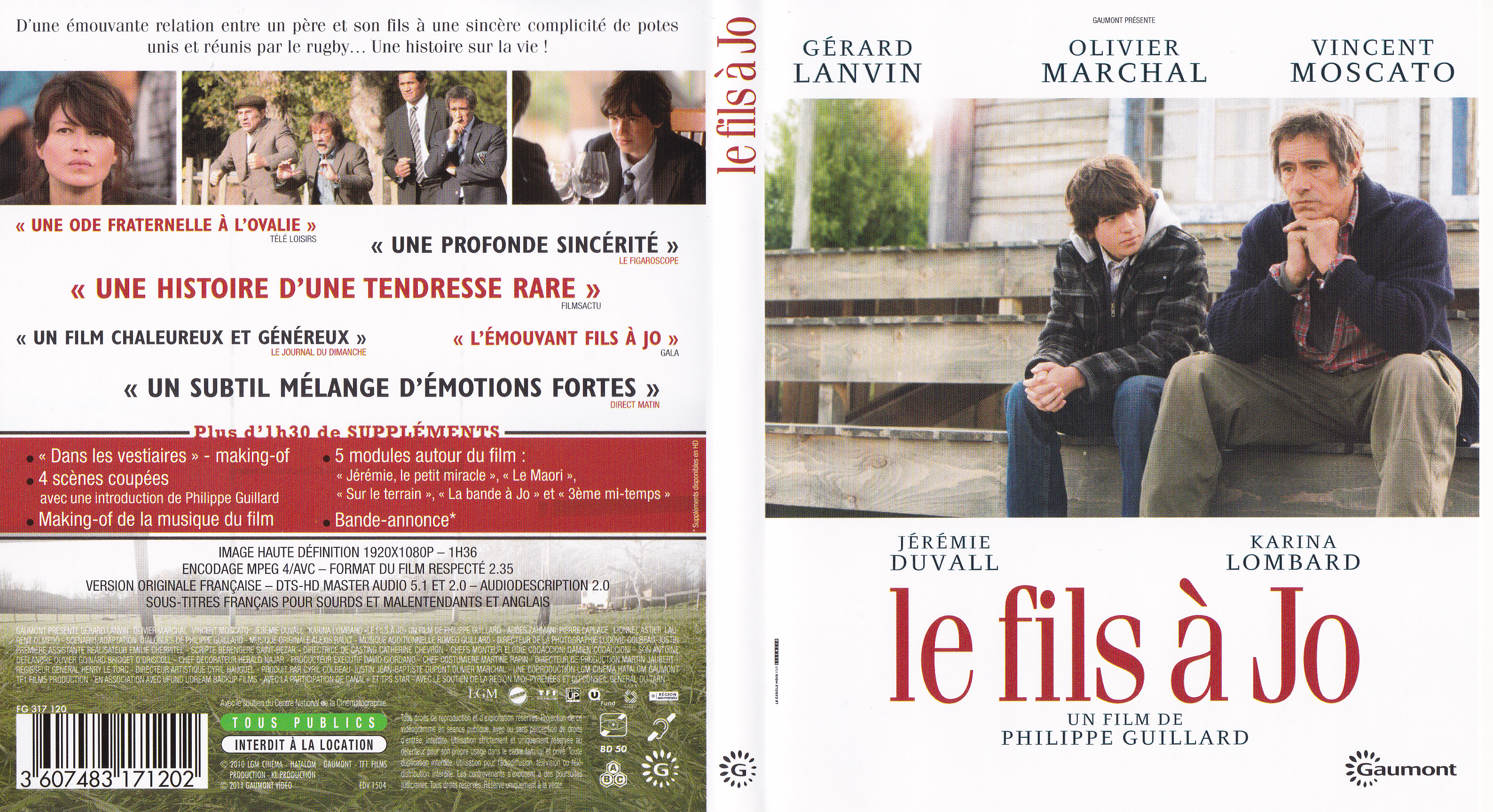 Jaquette DVD Le Fils  Jo (BLU-RAY)