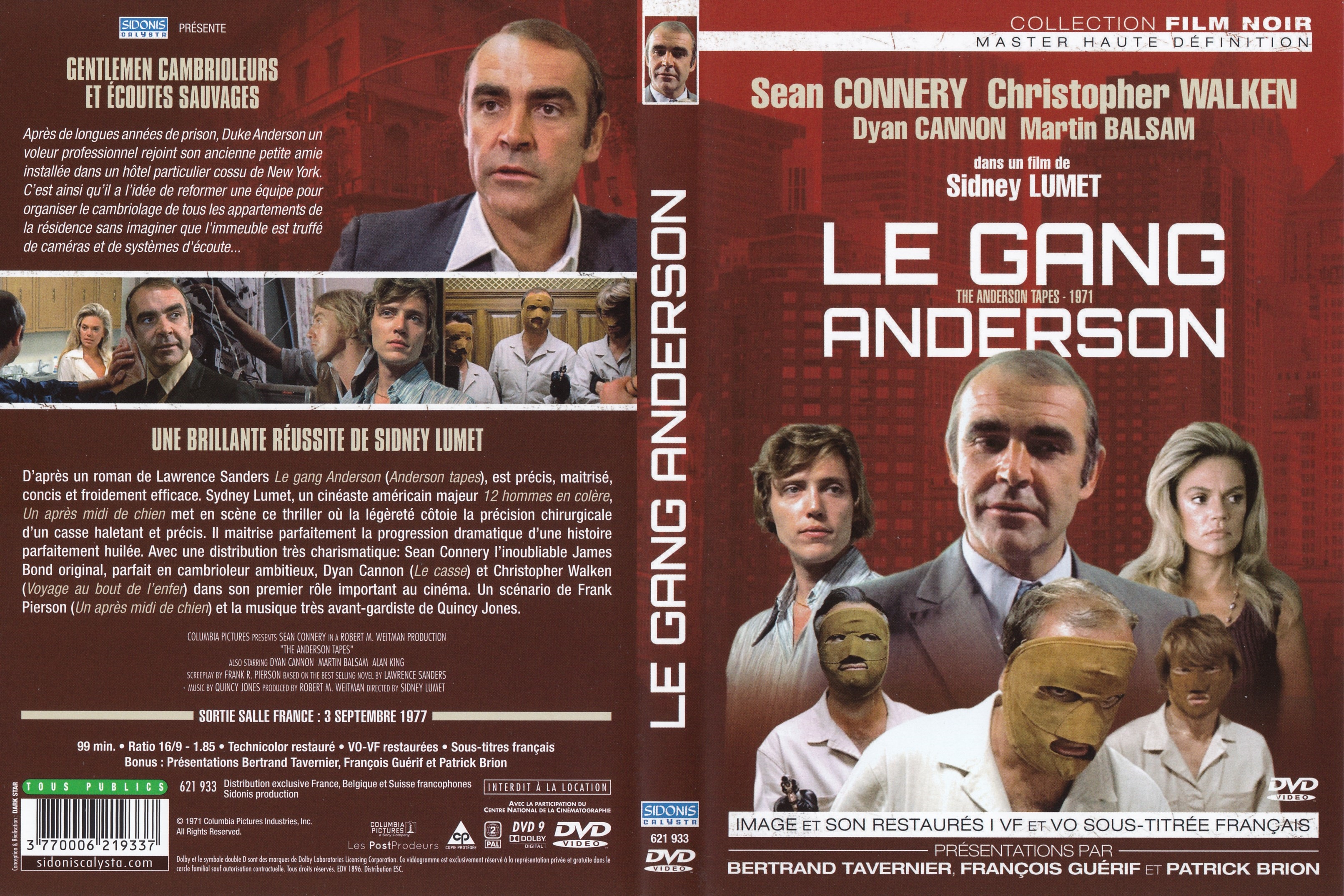 Jaquette DVD Le Gang Anderson v2