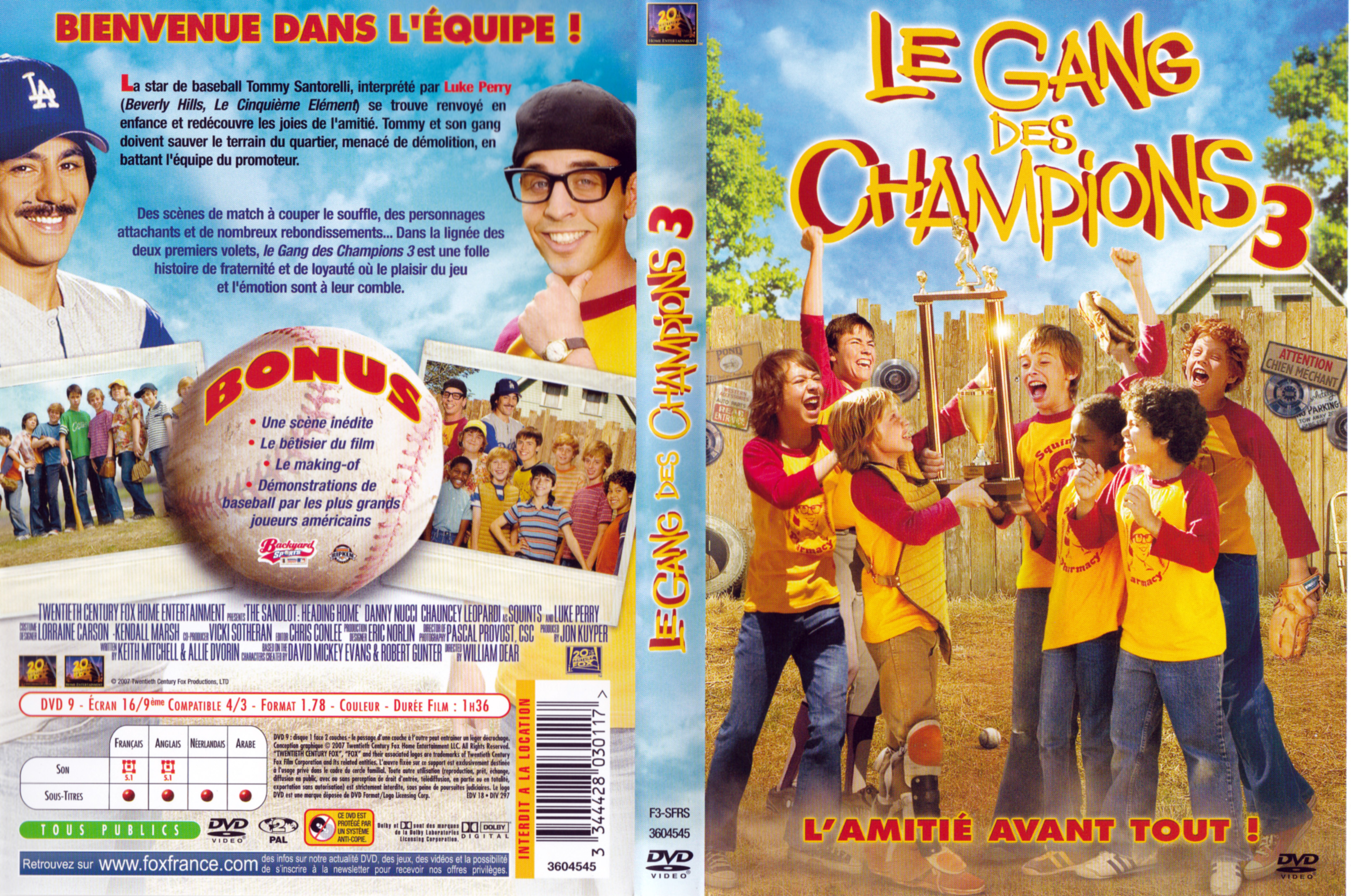 Jaquette DVD Le Gang des champions 3