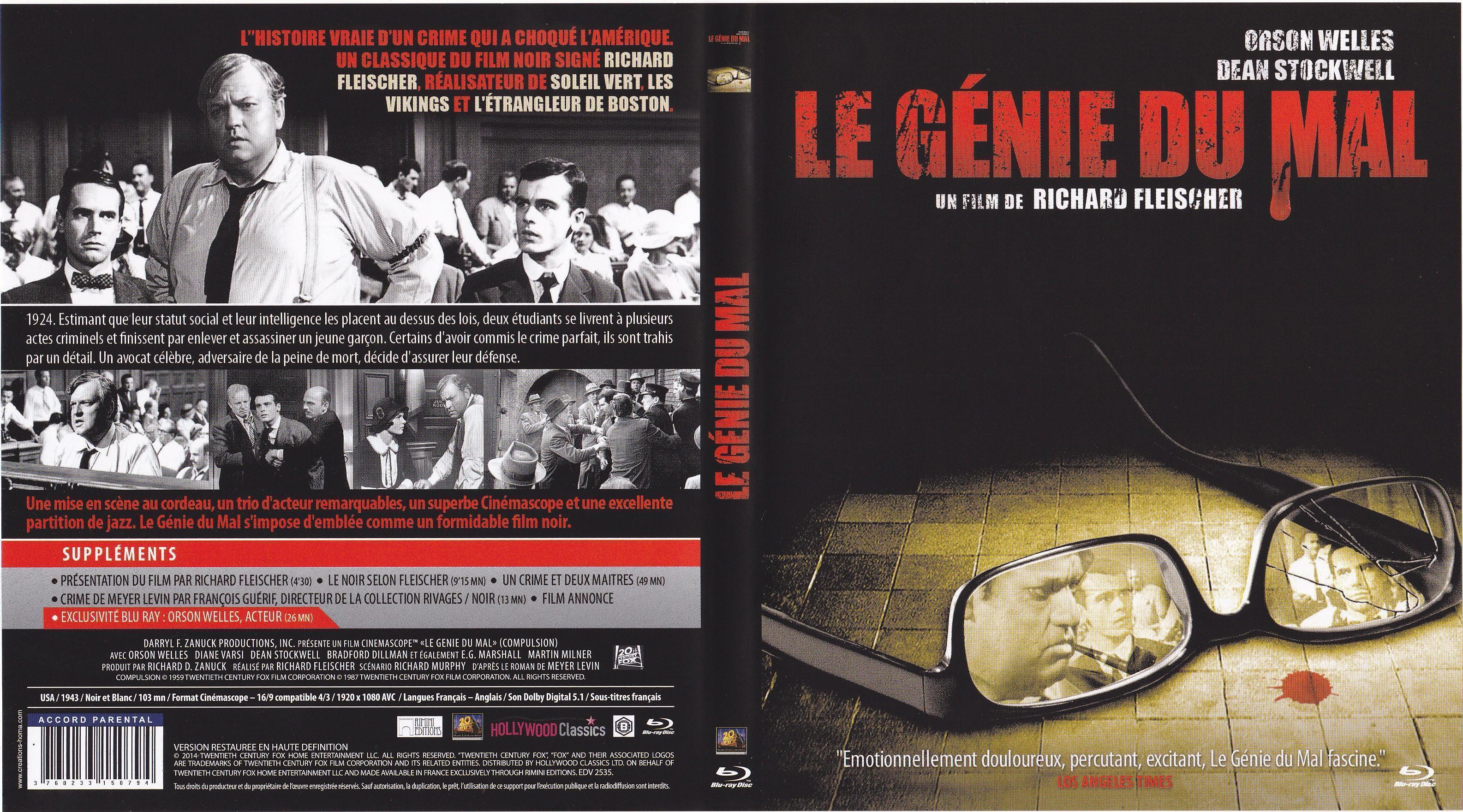 Jaquette DVD Le Gnie du Mal (BLU-RAY)