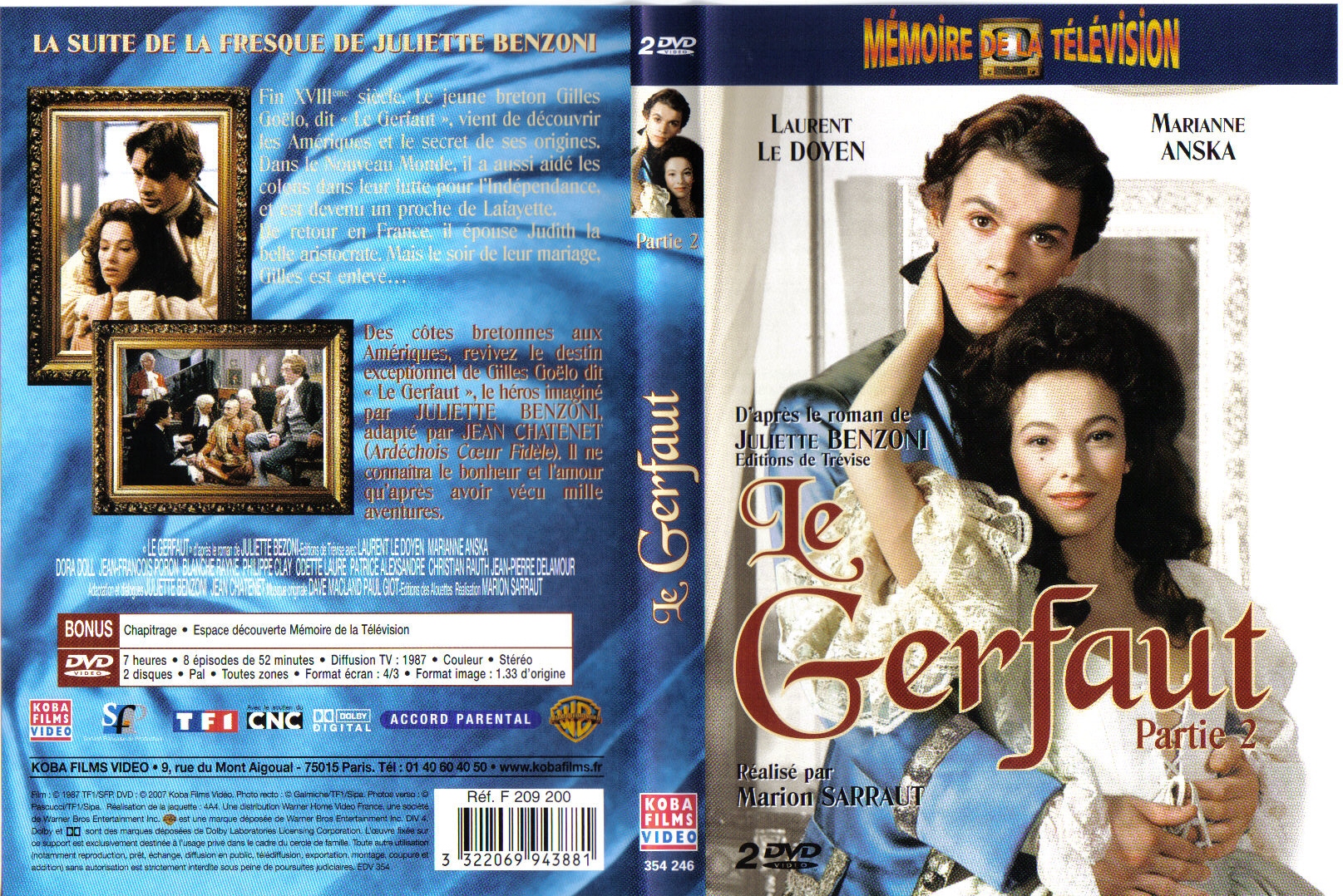 Jaquette DVD Le Gerfaut vol 2