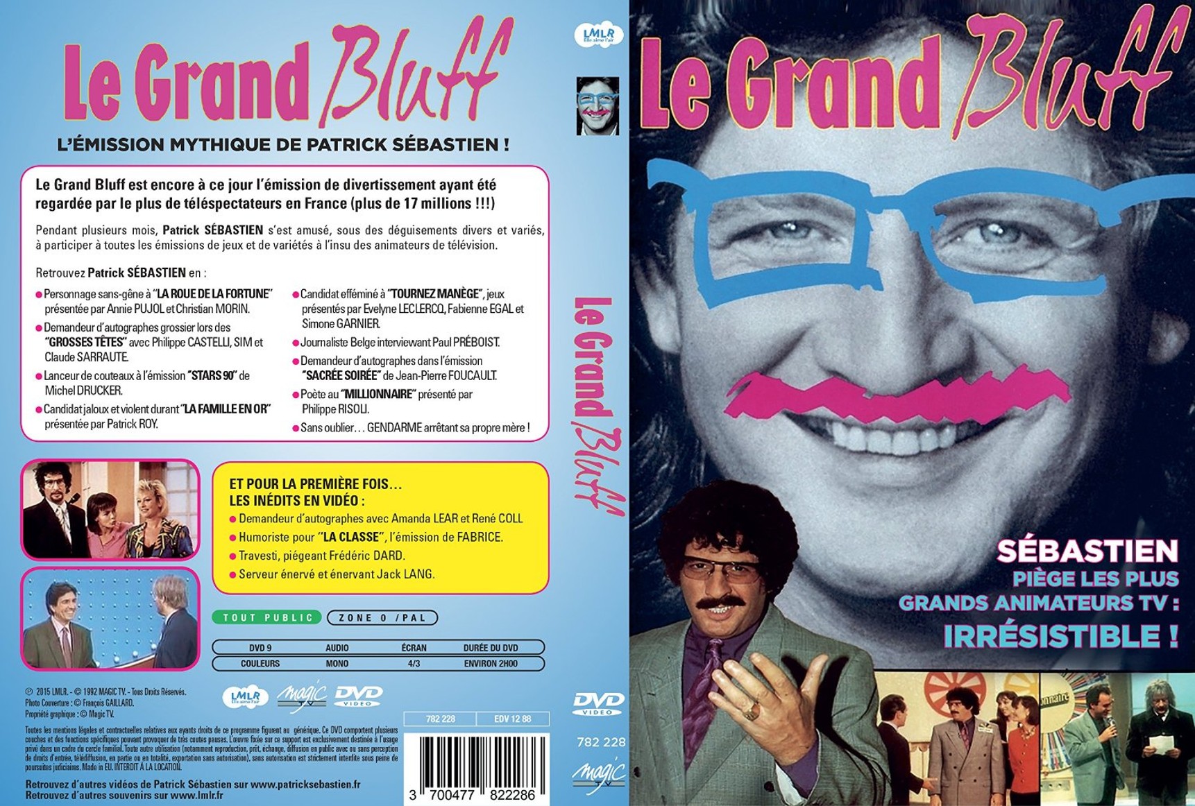 Jaquette DVD Le Grand Bluff (Patrick Sebastien)