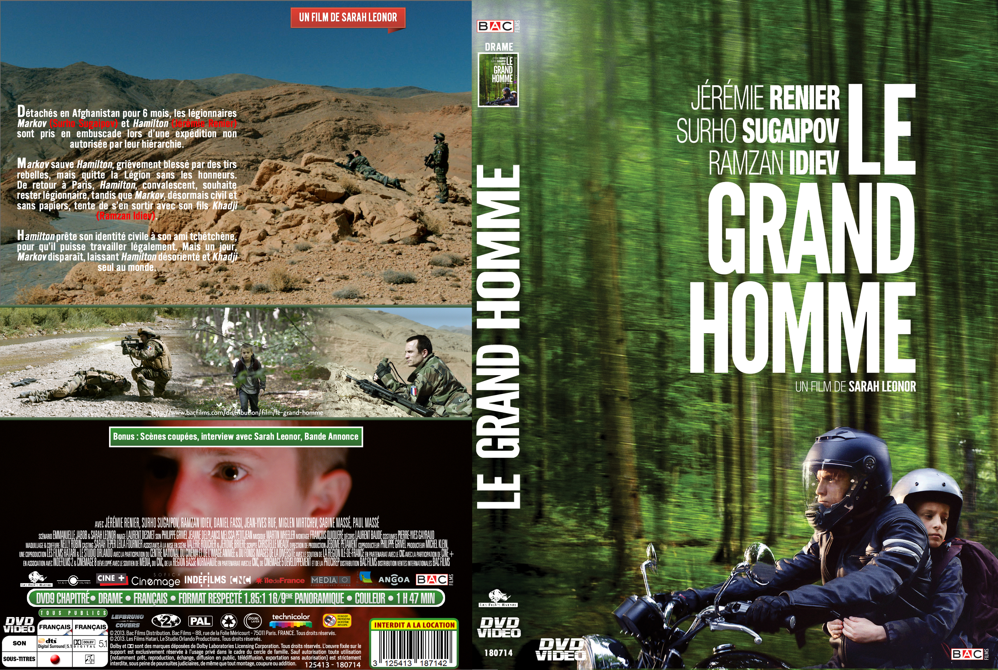 Jaquette DVD Le Grand Homme custom