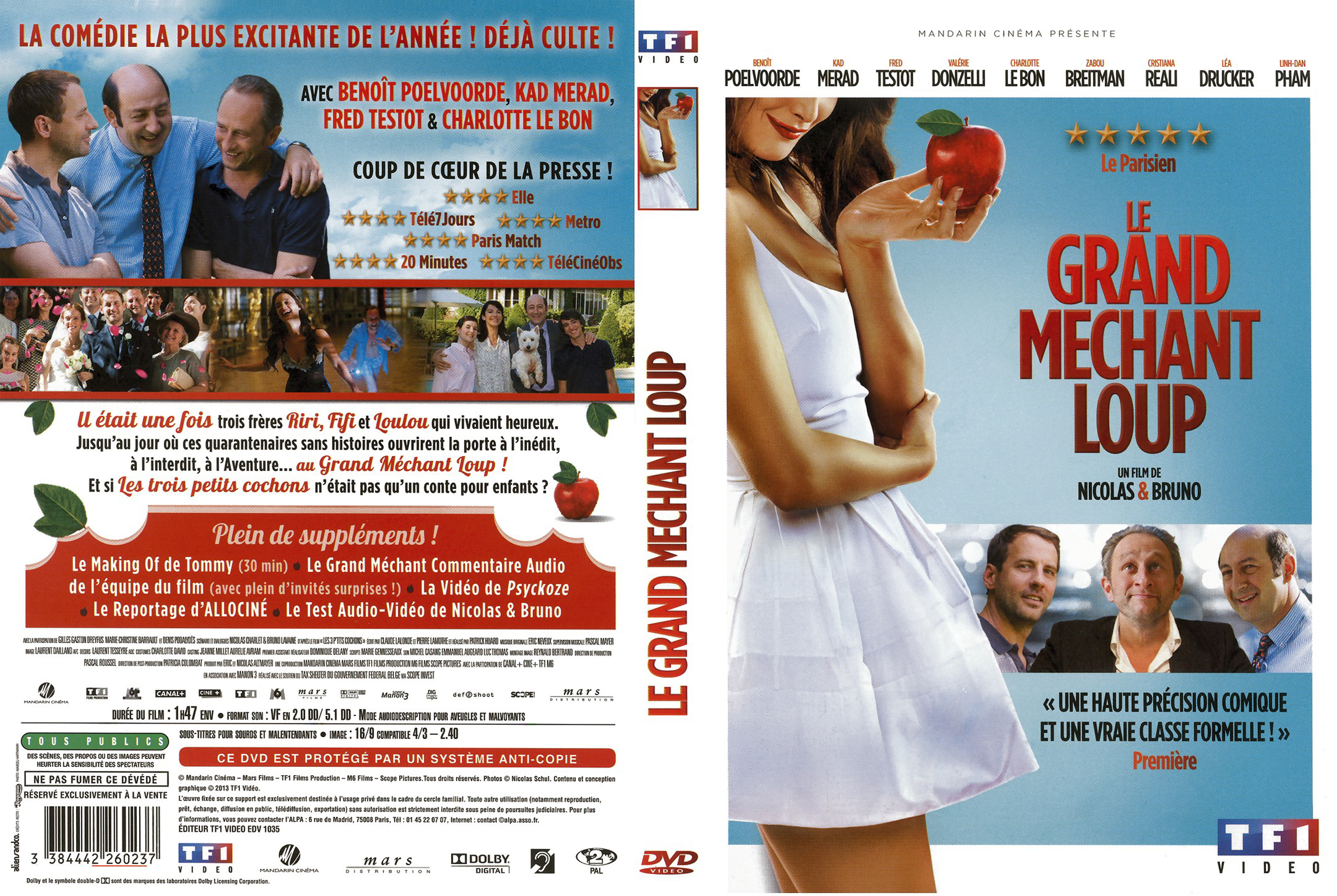 Jaquette DVD Le Grand Mchant Loup