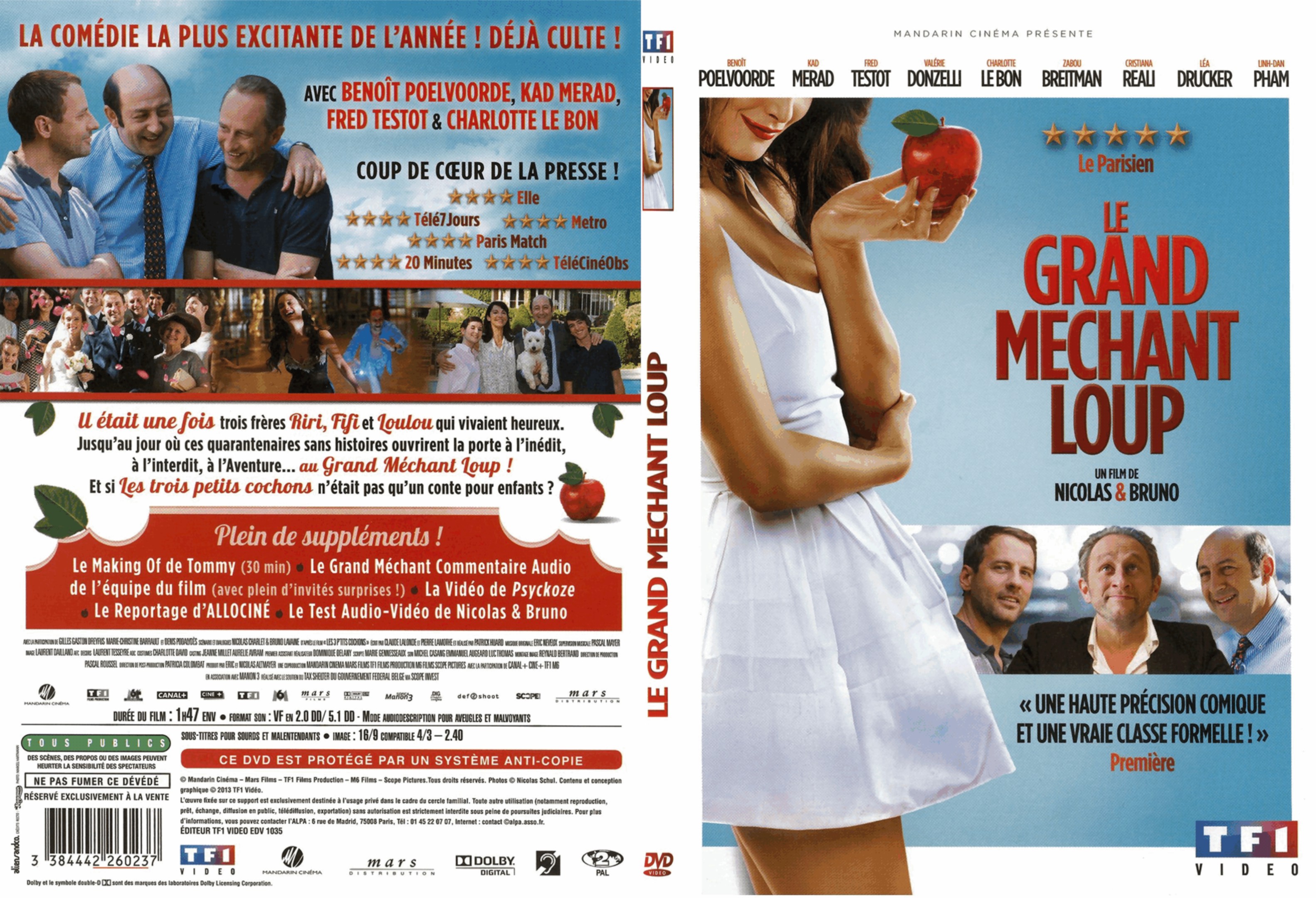 Jaquette DVD Le Grand Mechant Loup - SLIM