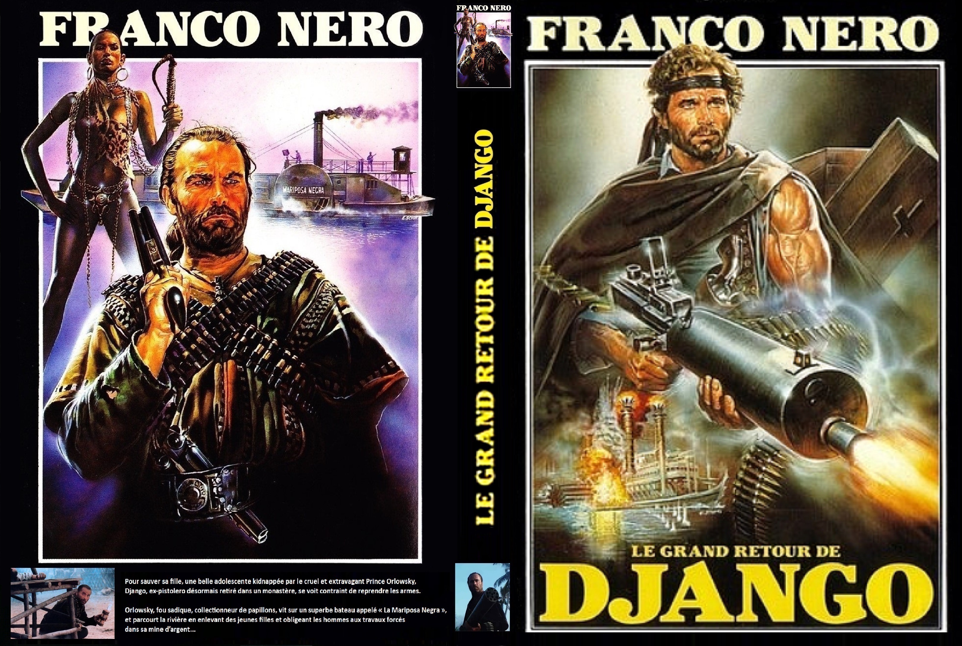 Jaquette DVD Le Grand Retour de Django custom