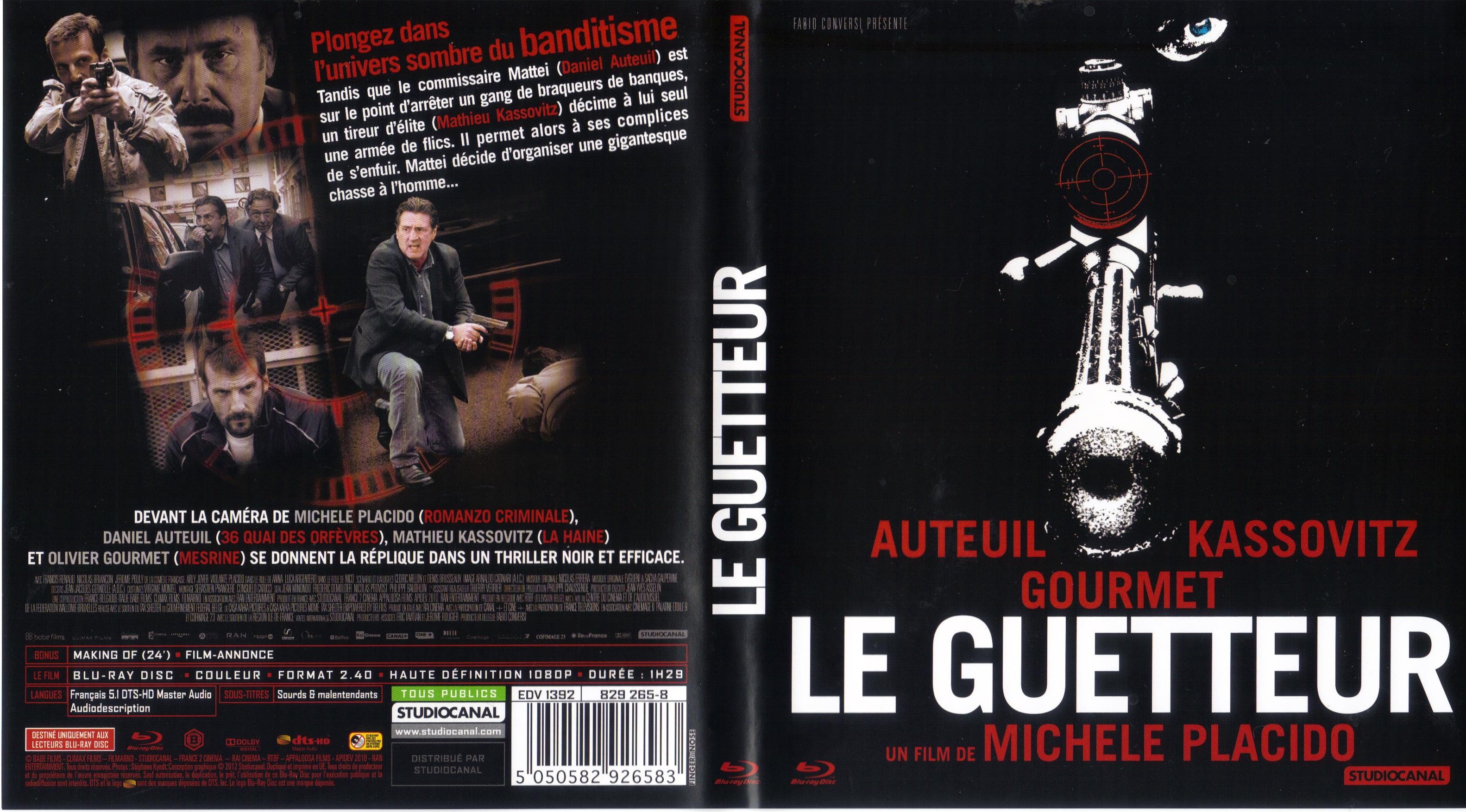 Jaquette DVD Le Guetteur (BLU-RAY)