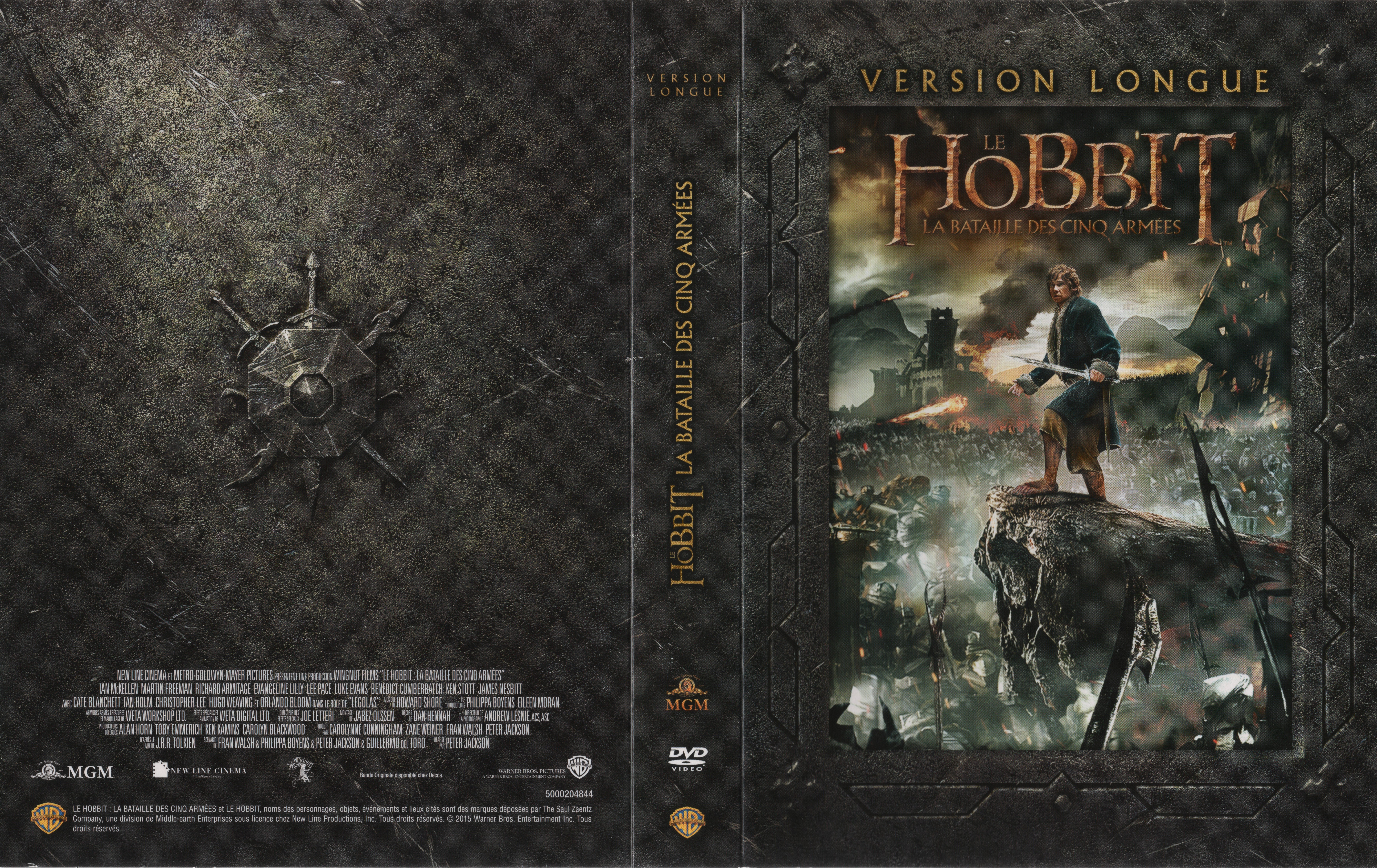 Jaquette DVD Le Hobbit la Bataille des Cinq Armes COFFRET