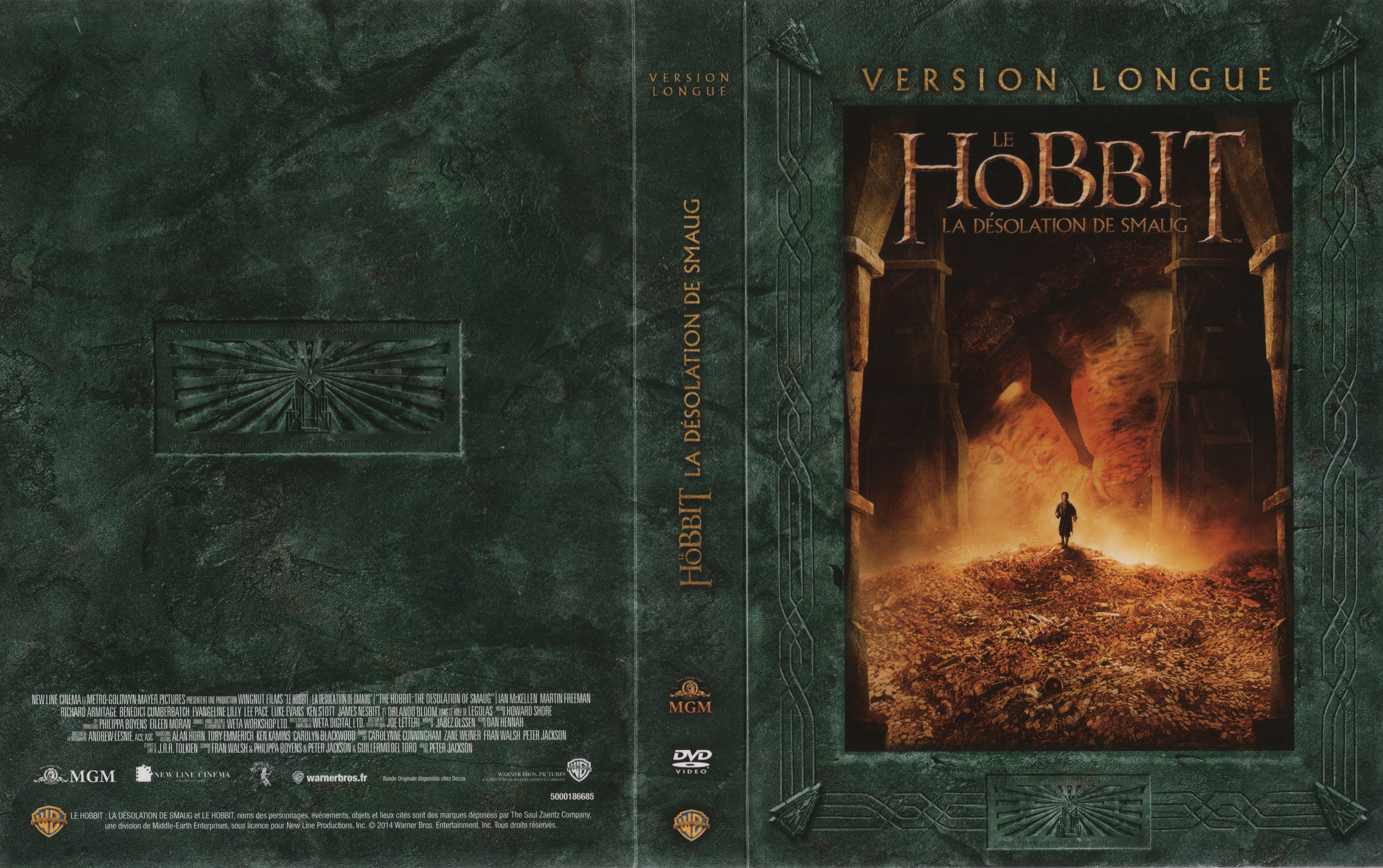 Jaquette DVD Le Hobbit la Dsolation de Smaug COFFRET