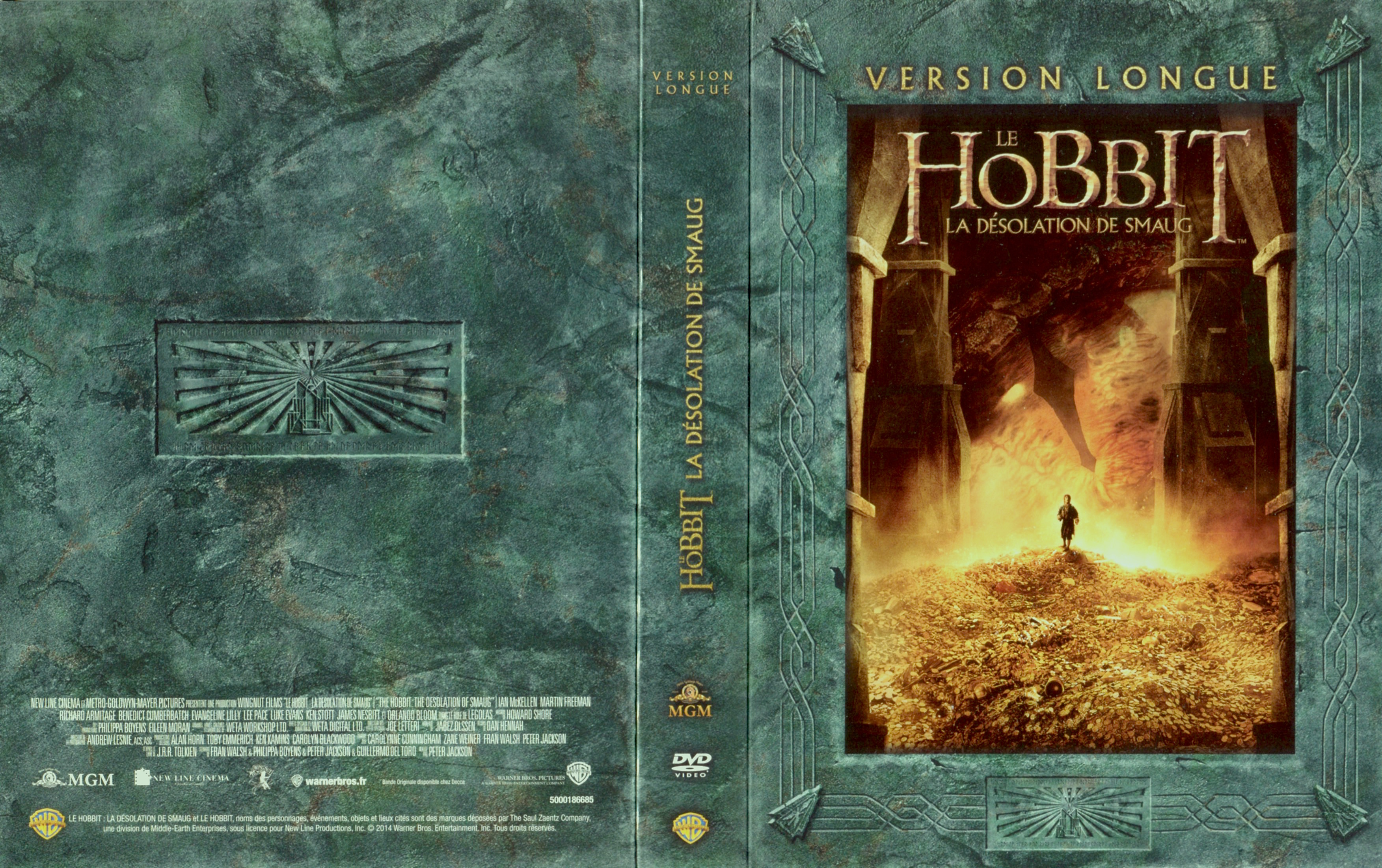 Jaquette DVD Le Hobbit la Dsolation de Smaug v2