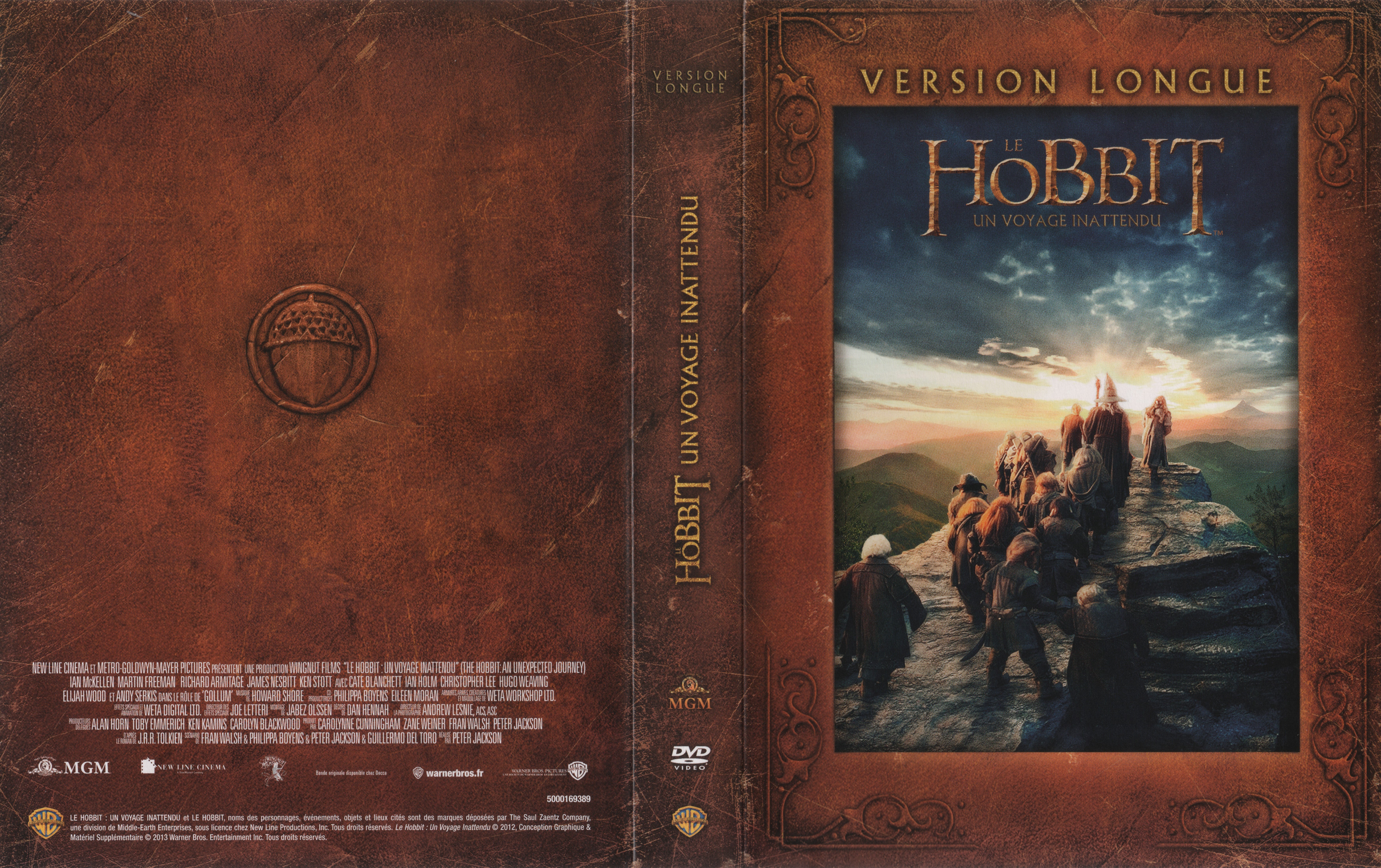 Jaquette DVD Le Hobbit un voyage inattendu COFFRET