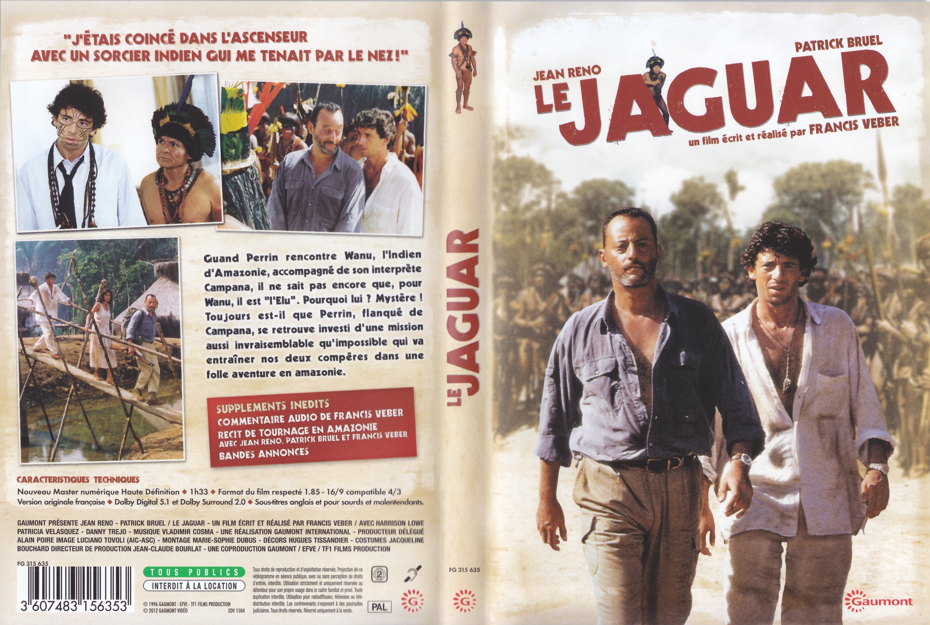 Jaquette DVD Le Jaguar v3