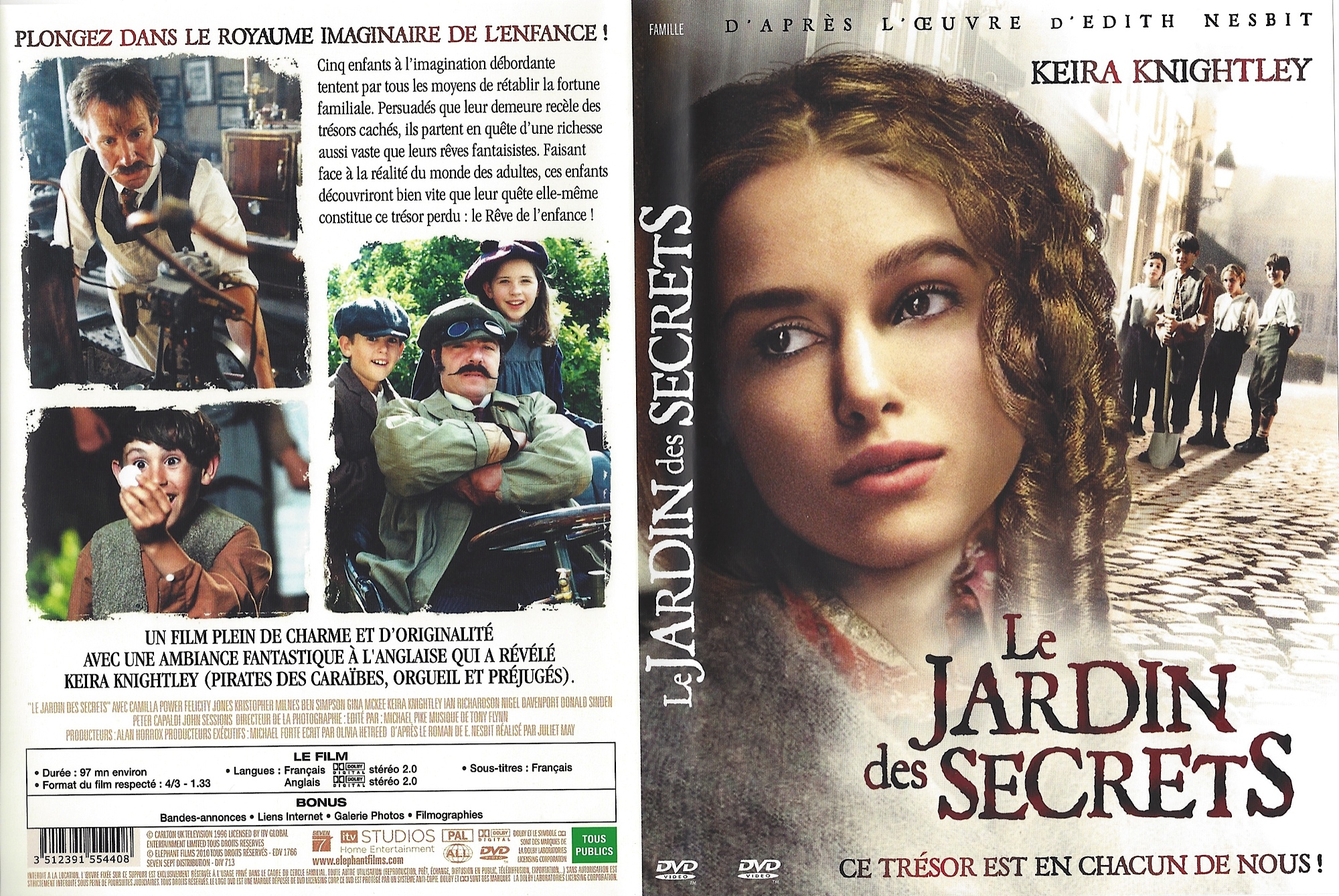 Jaquette DVD Le Jardin des Secrets