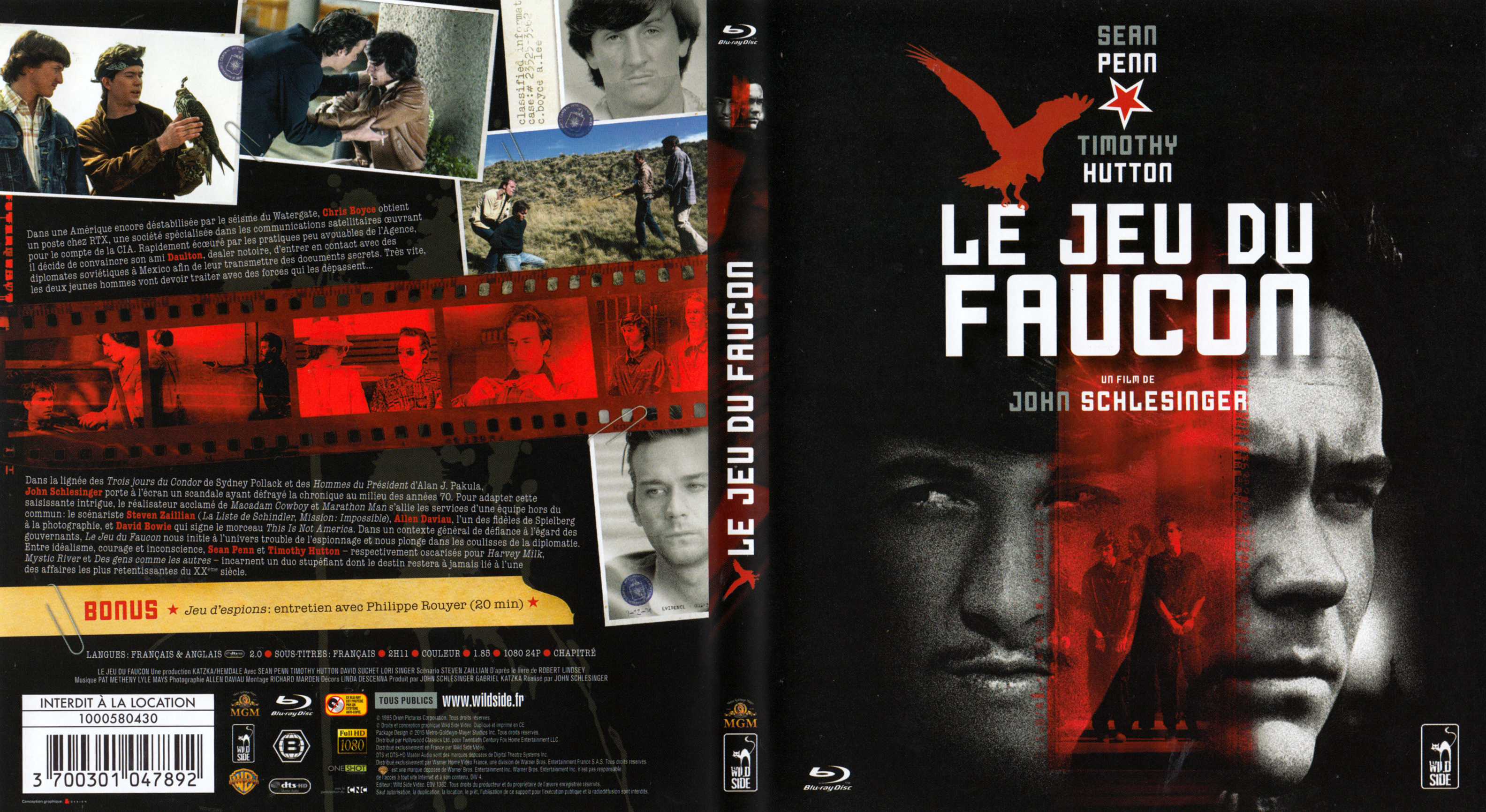 Jaquette DVD Le Jeu du faucon (BLU-RAY)