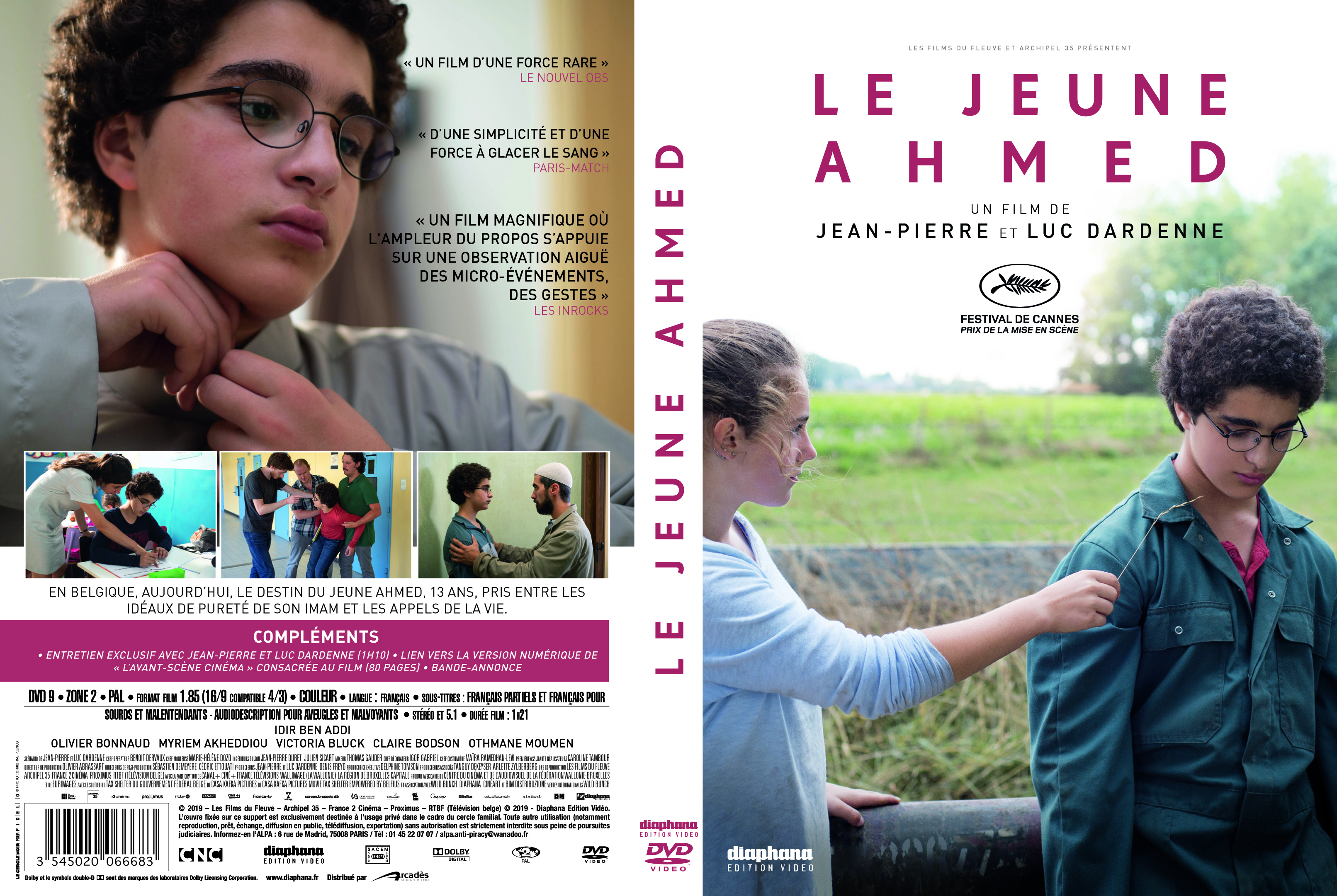 Jaquette DVD Le Jeune Ahmed