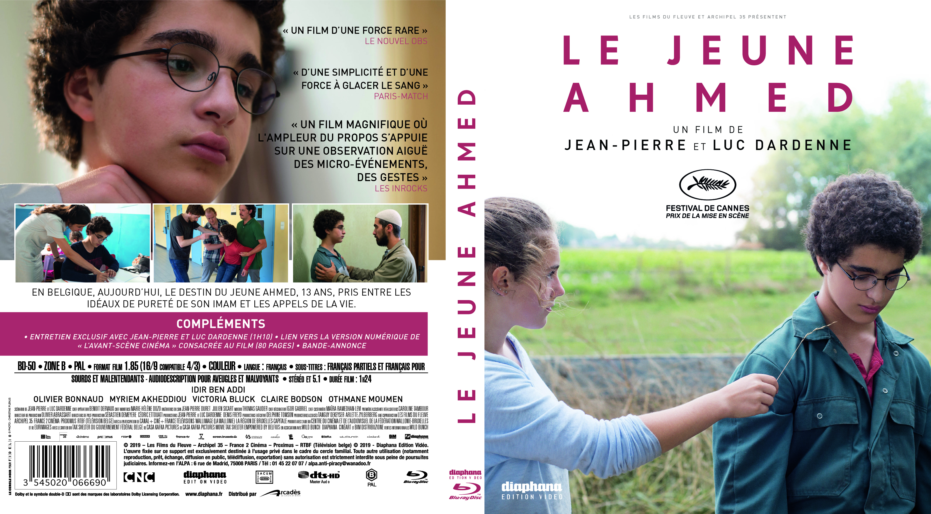 Jaquette DVD Le Jeune Ahmed (BLU-RAY)