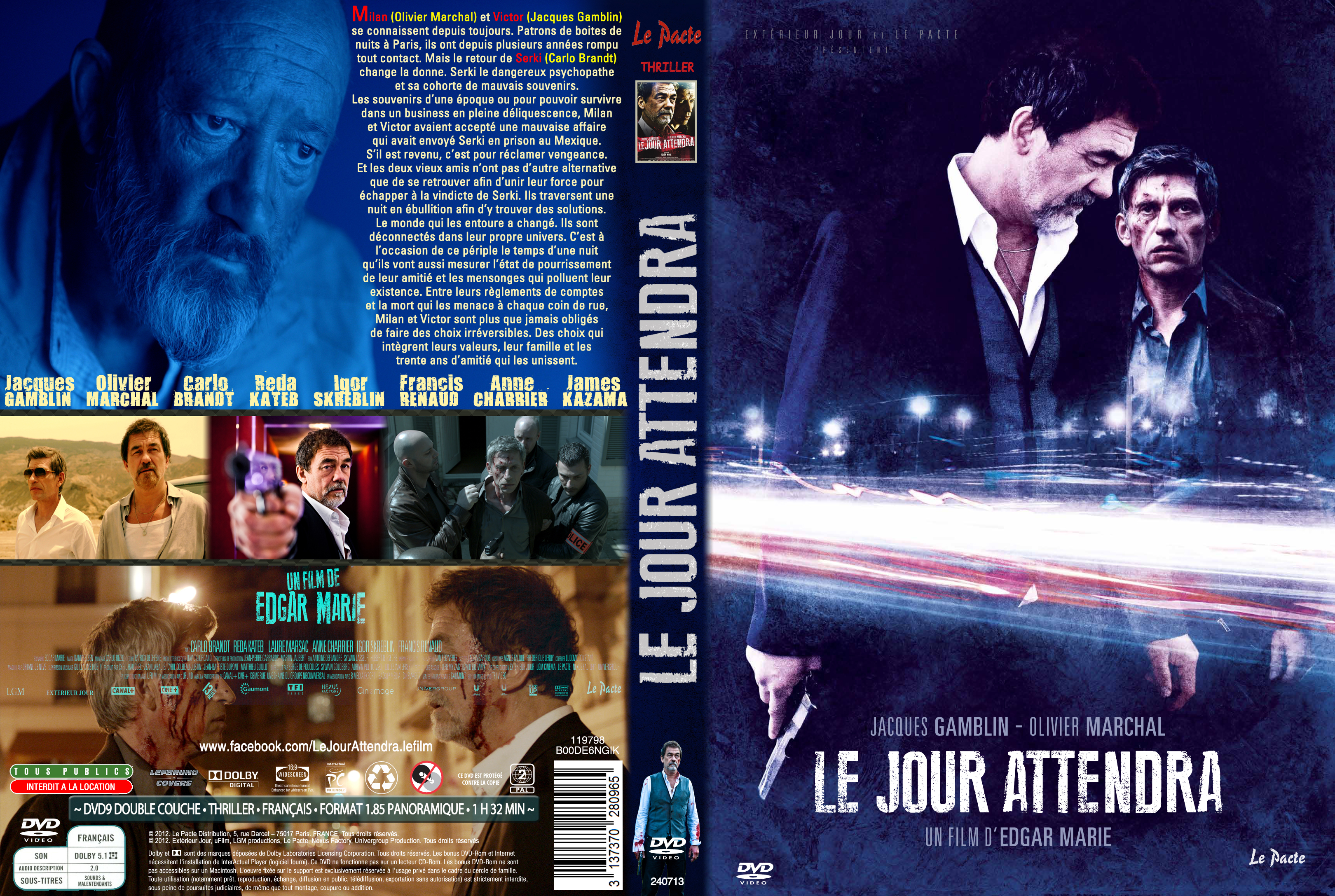 Jaquette DVD Le Jour Attendra custom v2