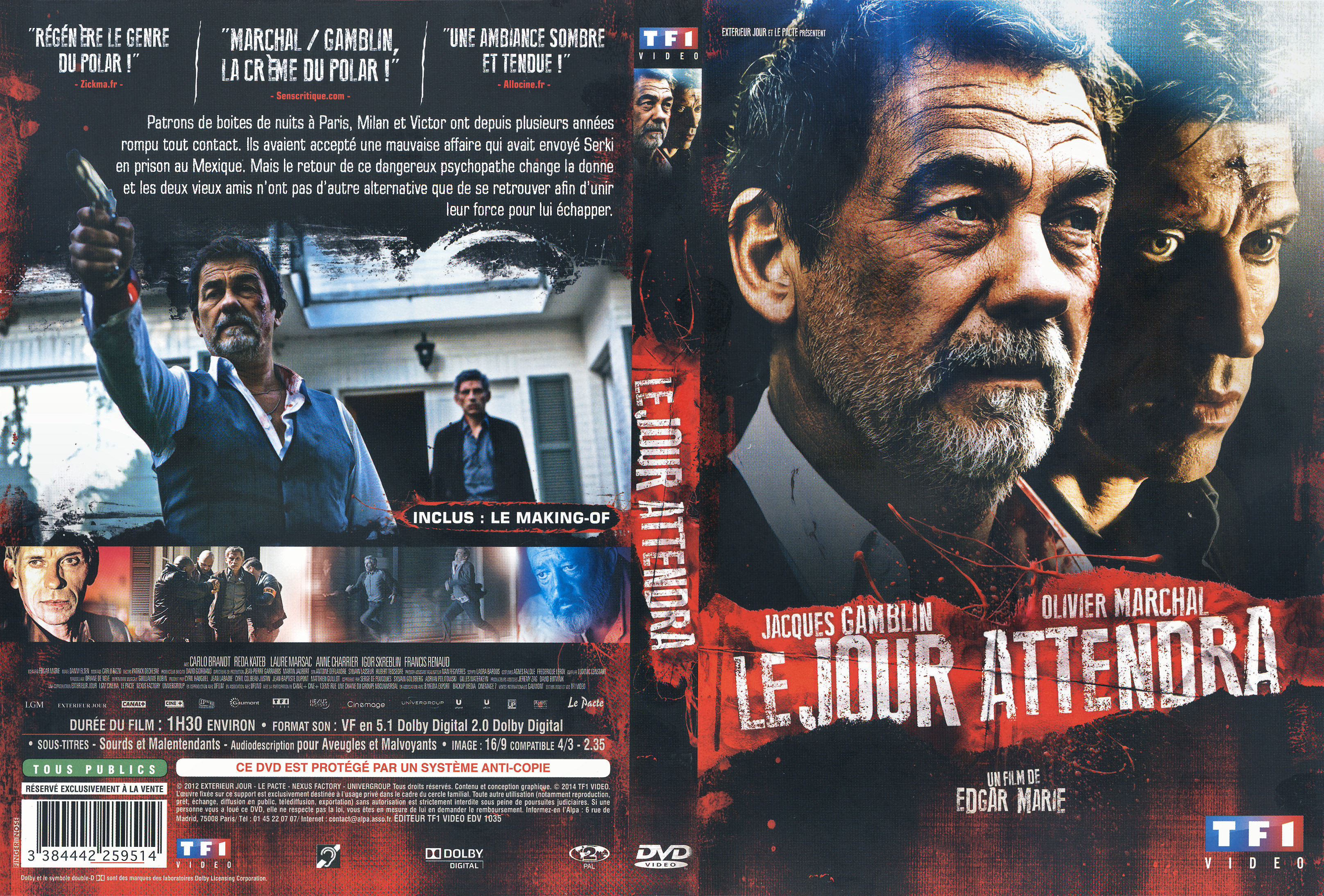 Jaquette DVD Le Jour Attendra v2