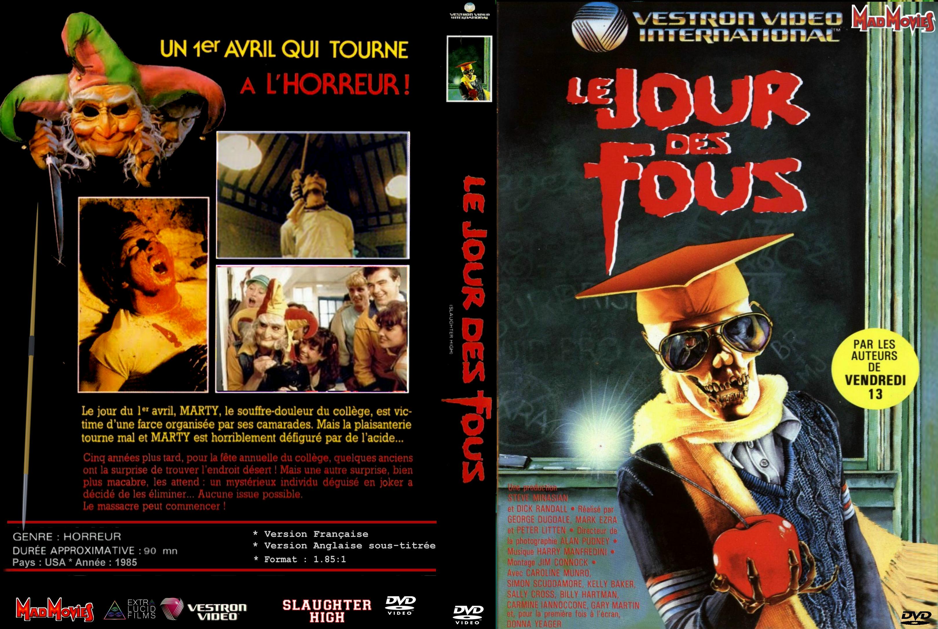 Jaquette DVD Le Jour Des Fous custom