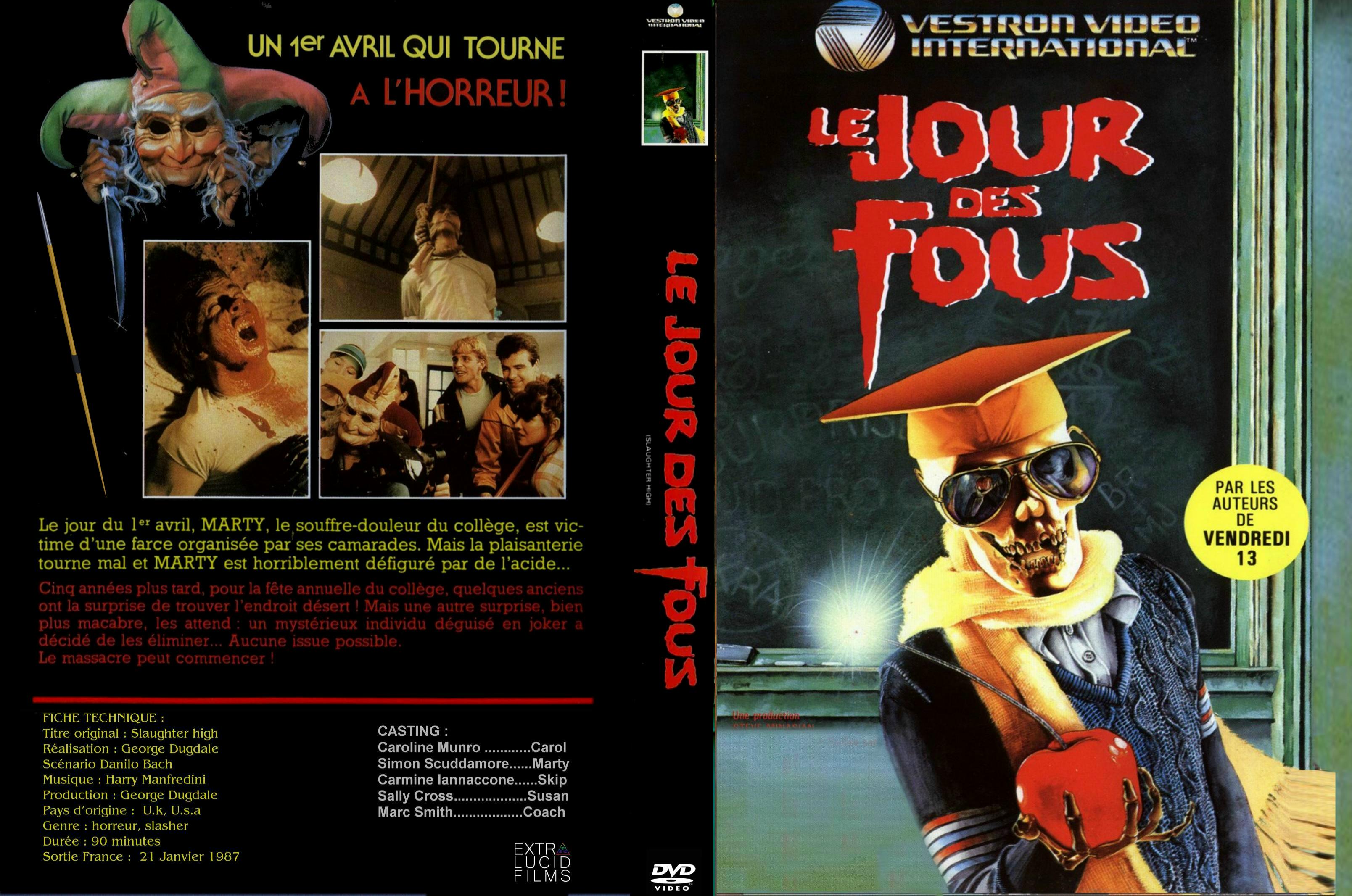 Jaquette DVD Le Jour Des Fous custom (BLU-RAY) v2
