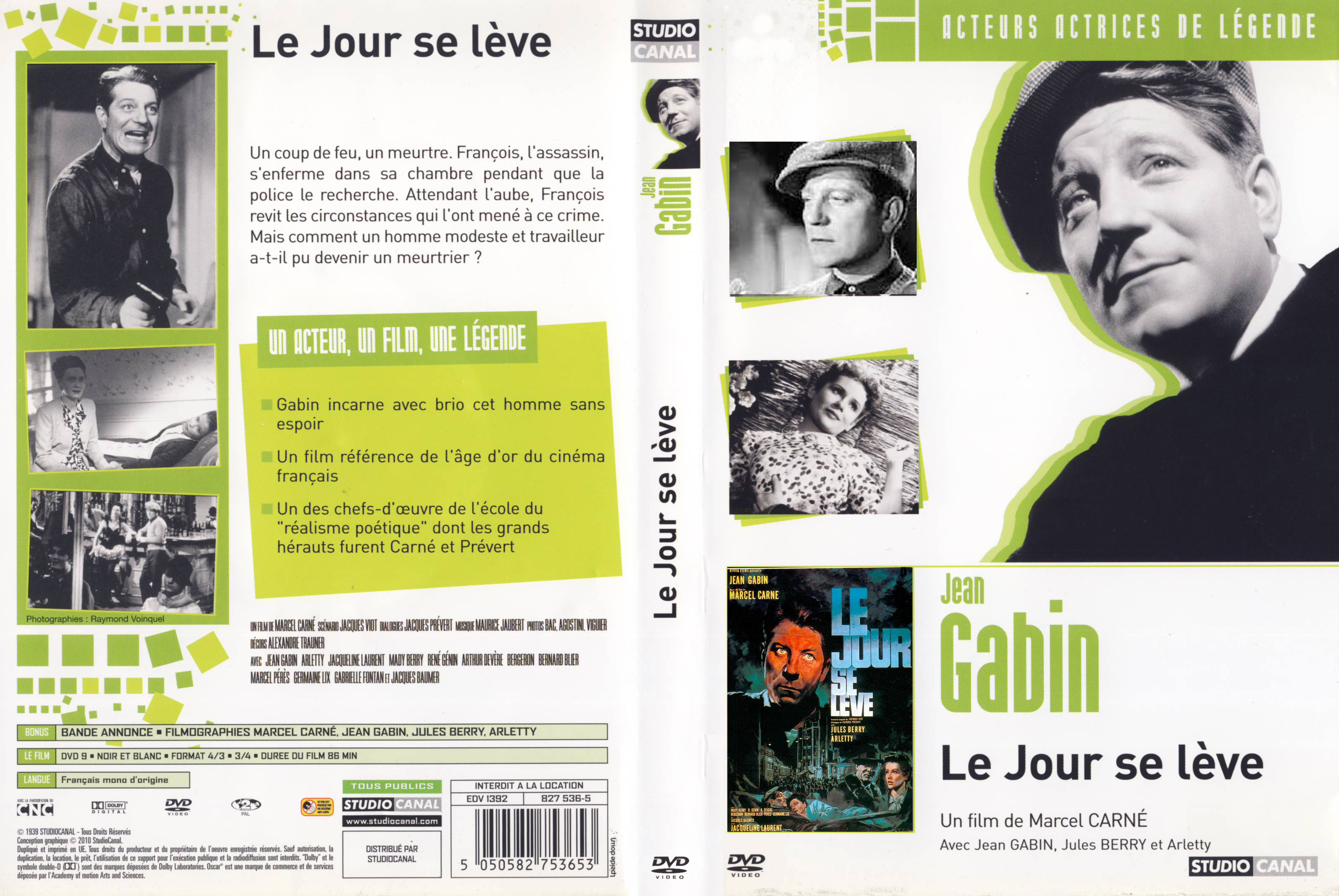 Jaquette DVD Le Jour se lve v3