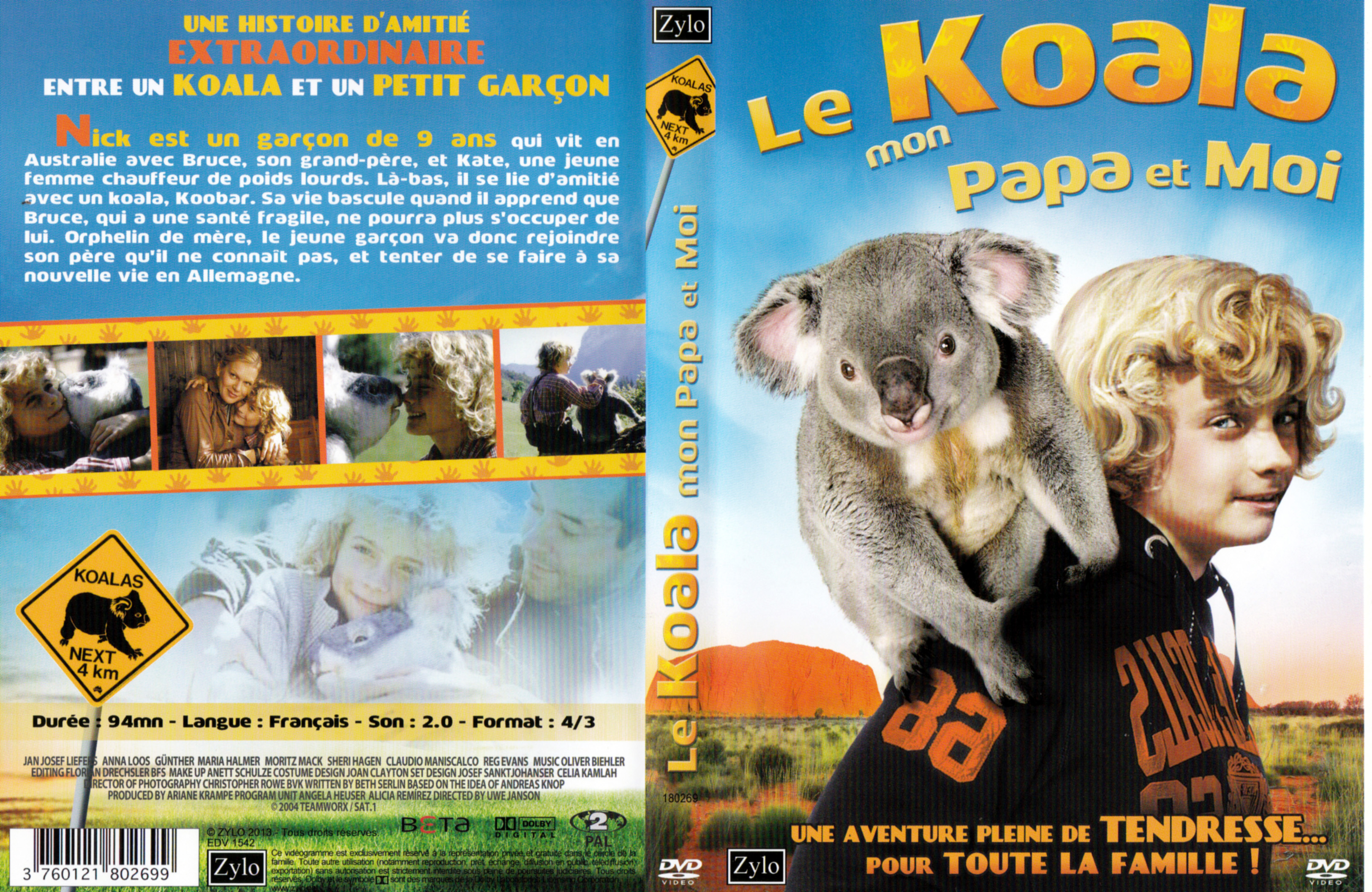 Jaquette DVD Le Koala, mon papa et moi