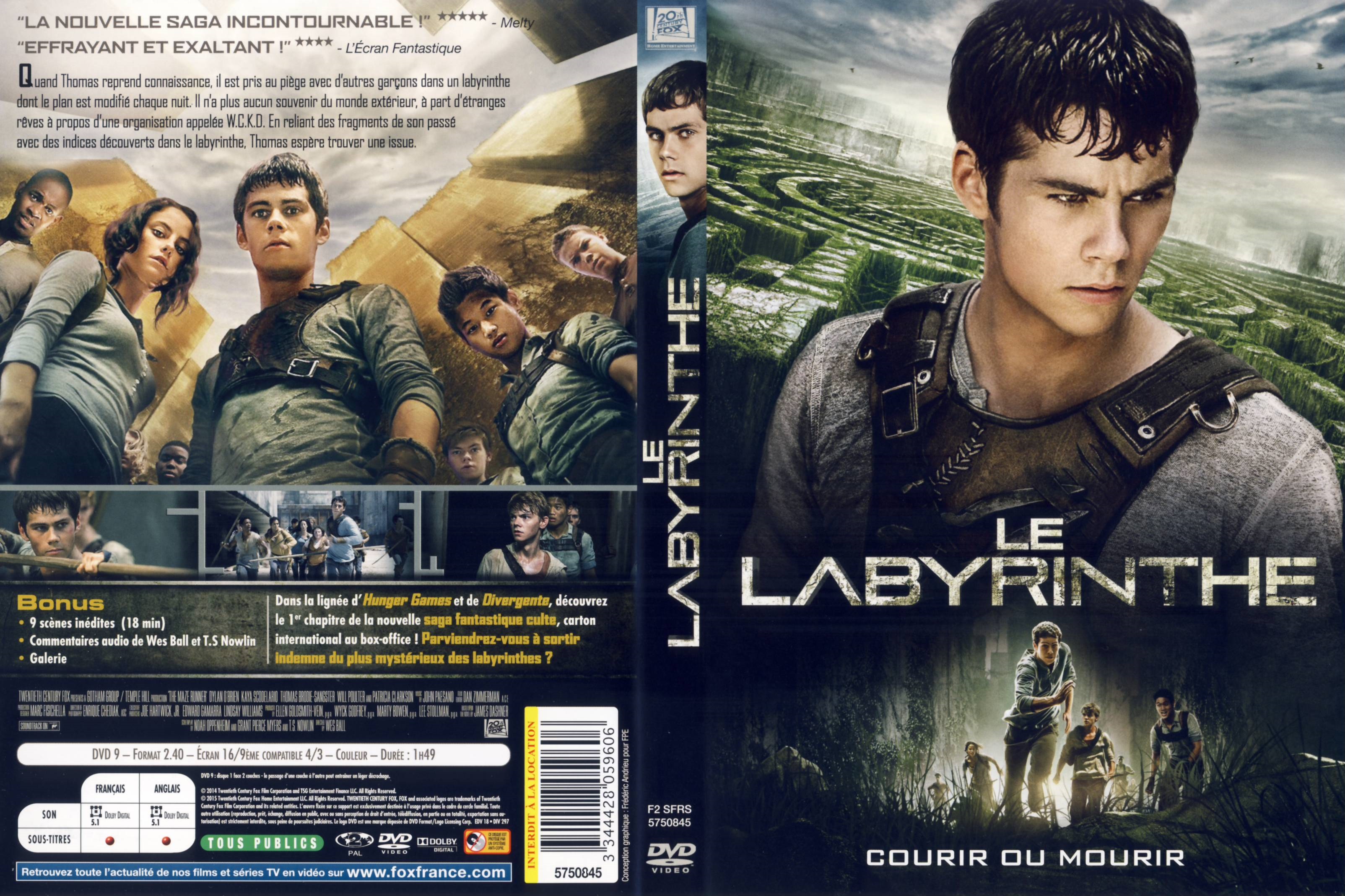 Jaquette DVD Le Labyrinthe