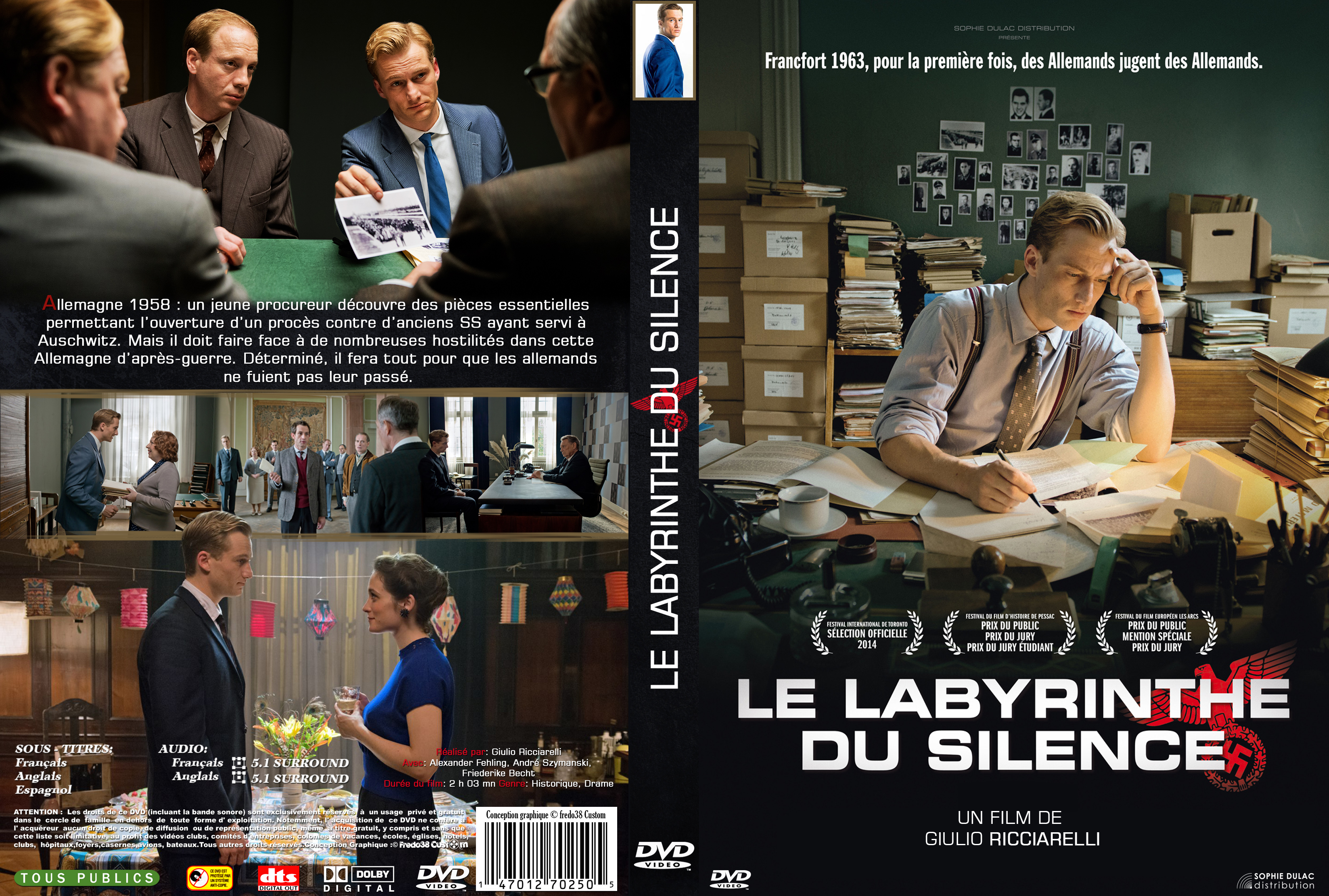 Jaquette DVD Le Labyrinthe Du Silence custom v2