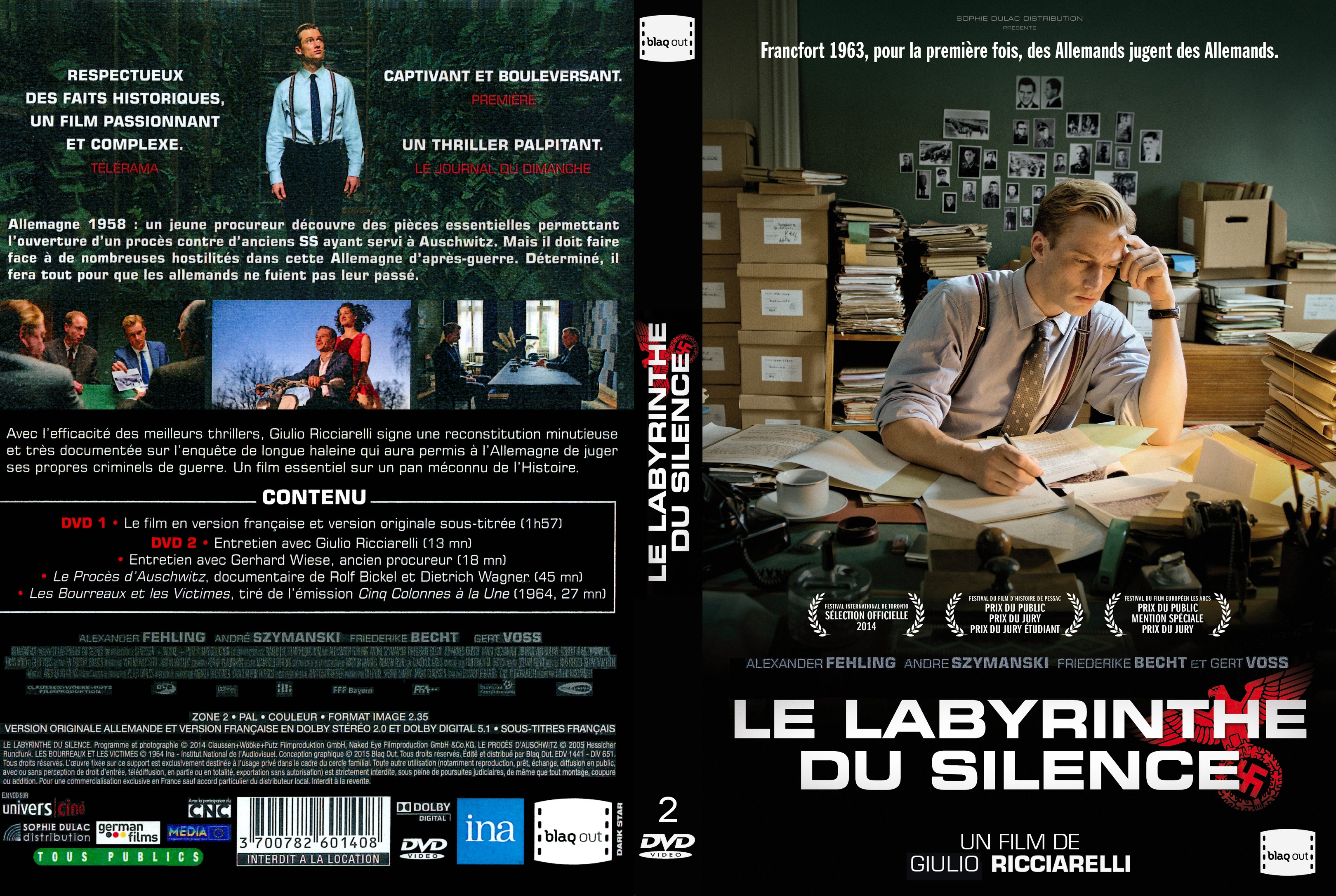 Jaquette DVD Le Labyrinthe du Silence