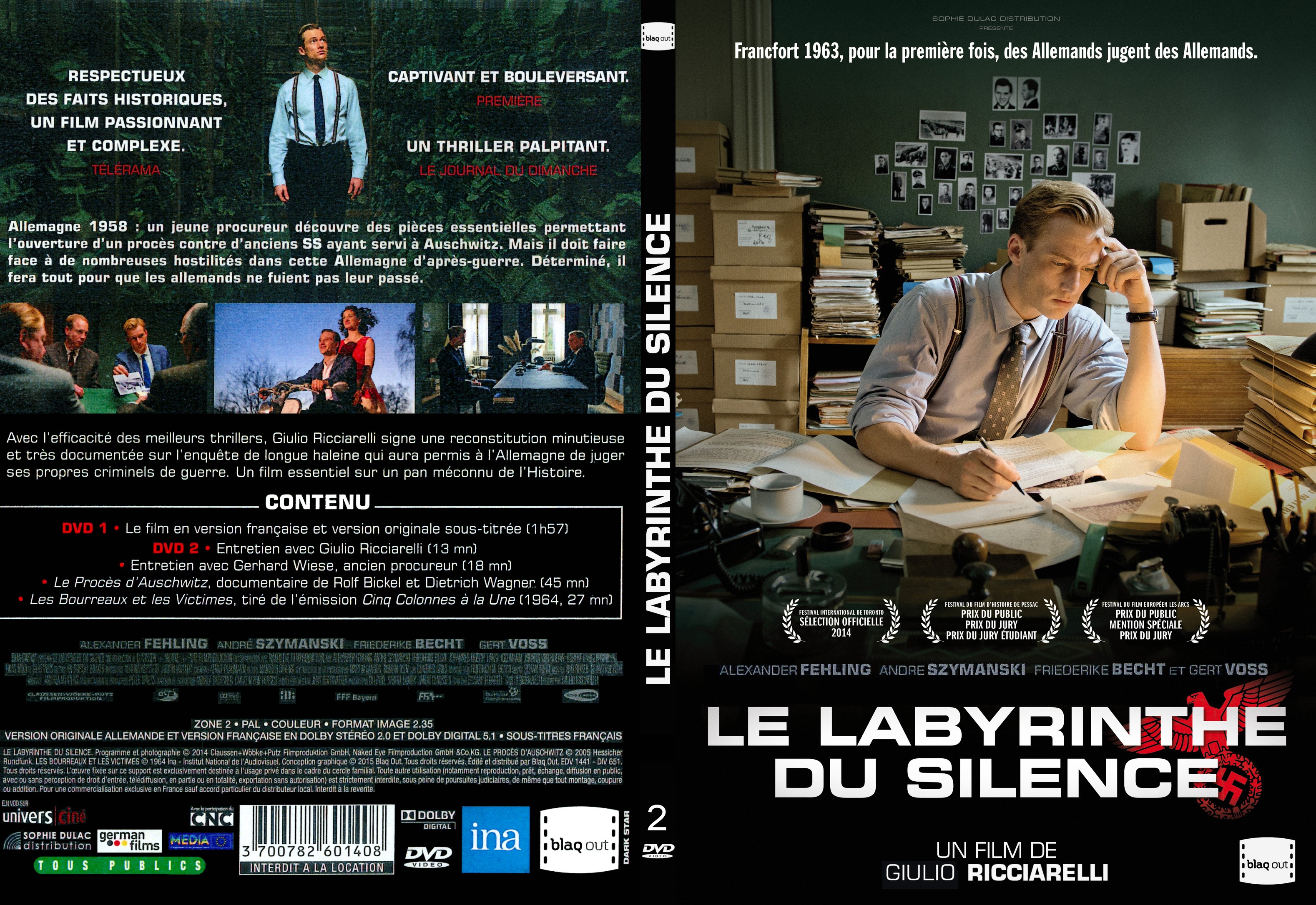Jaquette DVD Le Labyrinthe du Silence - SLIM
